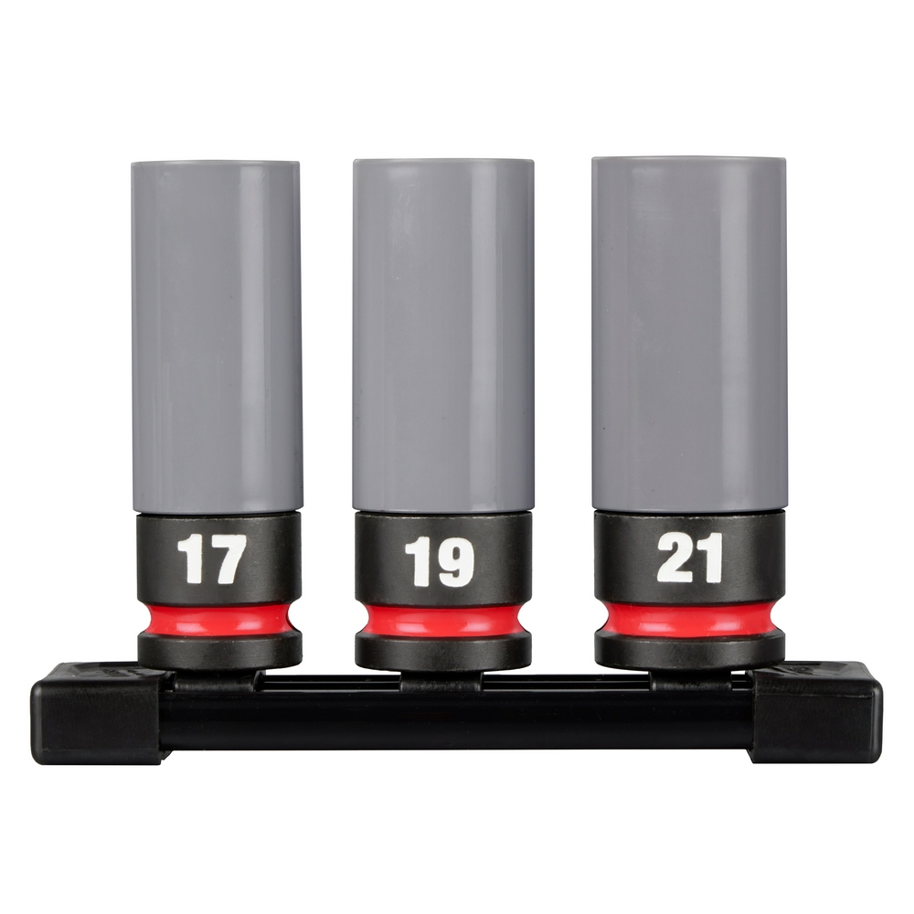 SHOCKWAVE™ Impact Duty 1/2 Drive Metric 3PC Lug Nut Wheel Socket Set