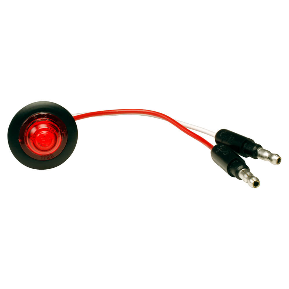 Clearance Marker Lights, Red, Micronova® Dot, 12 Volt, W/Grommet, ECE Rated