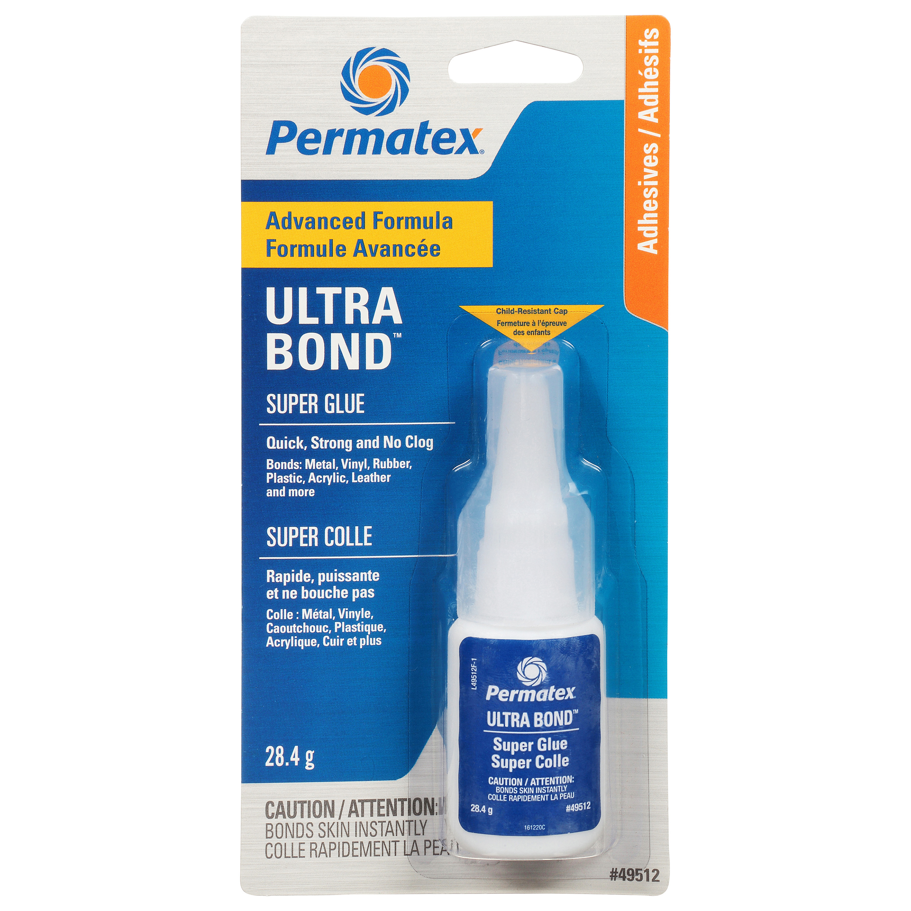 Permatex Ultra Bond 495 Super Glue, 28g Bottle