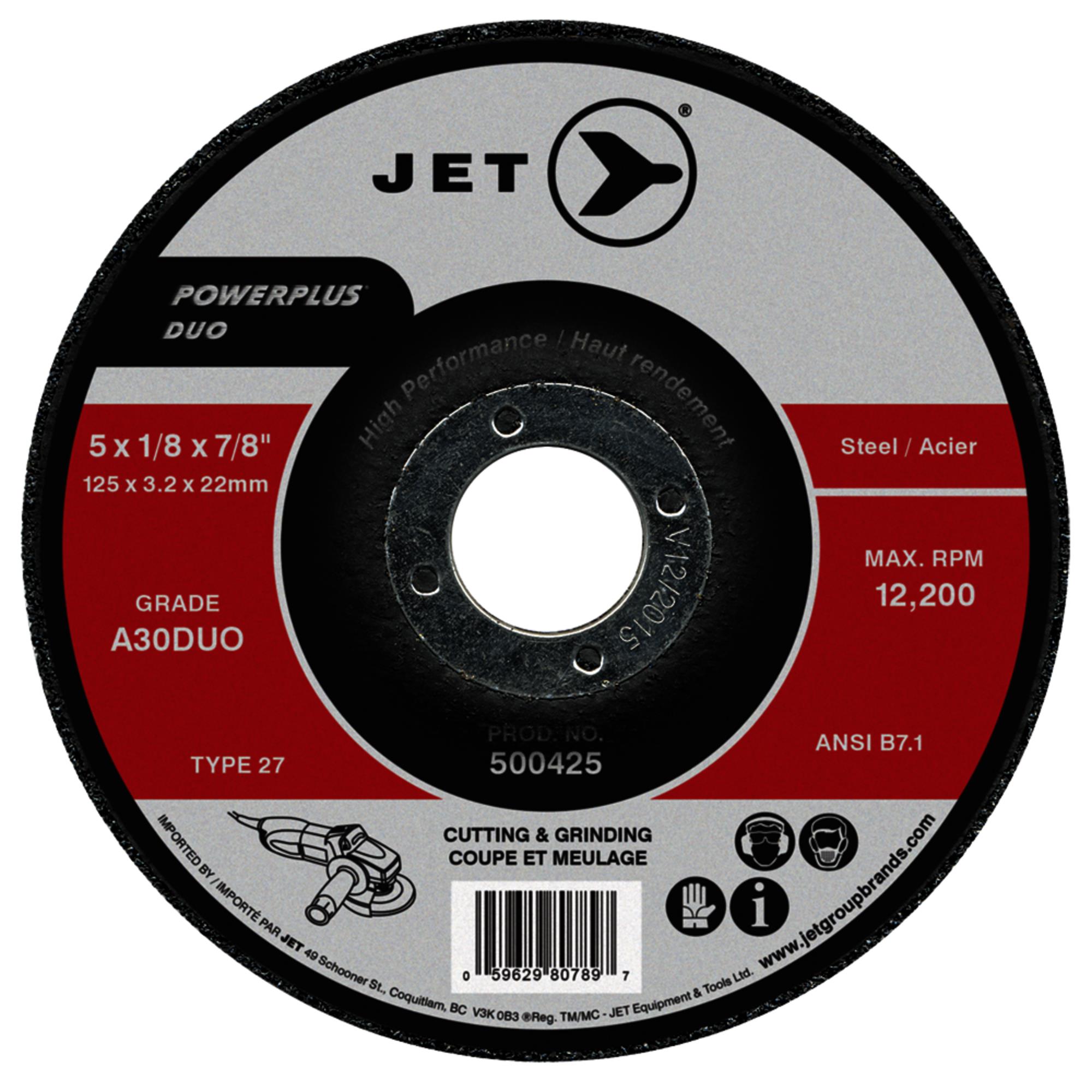 4-1/2 x 1/8 x 7/8 A30DUO POWERPLUS DUO T27 Cutting/Grinding Wheel