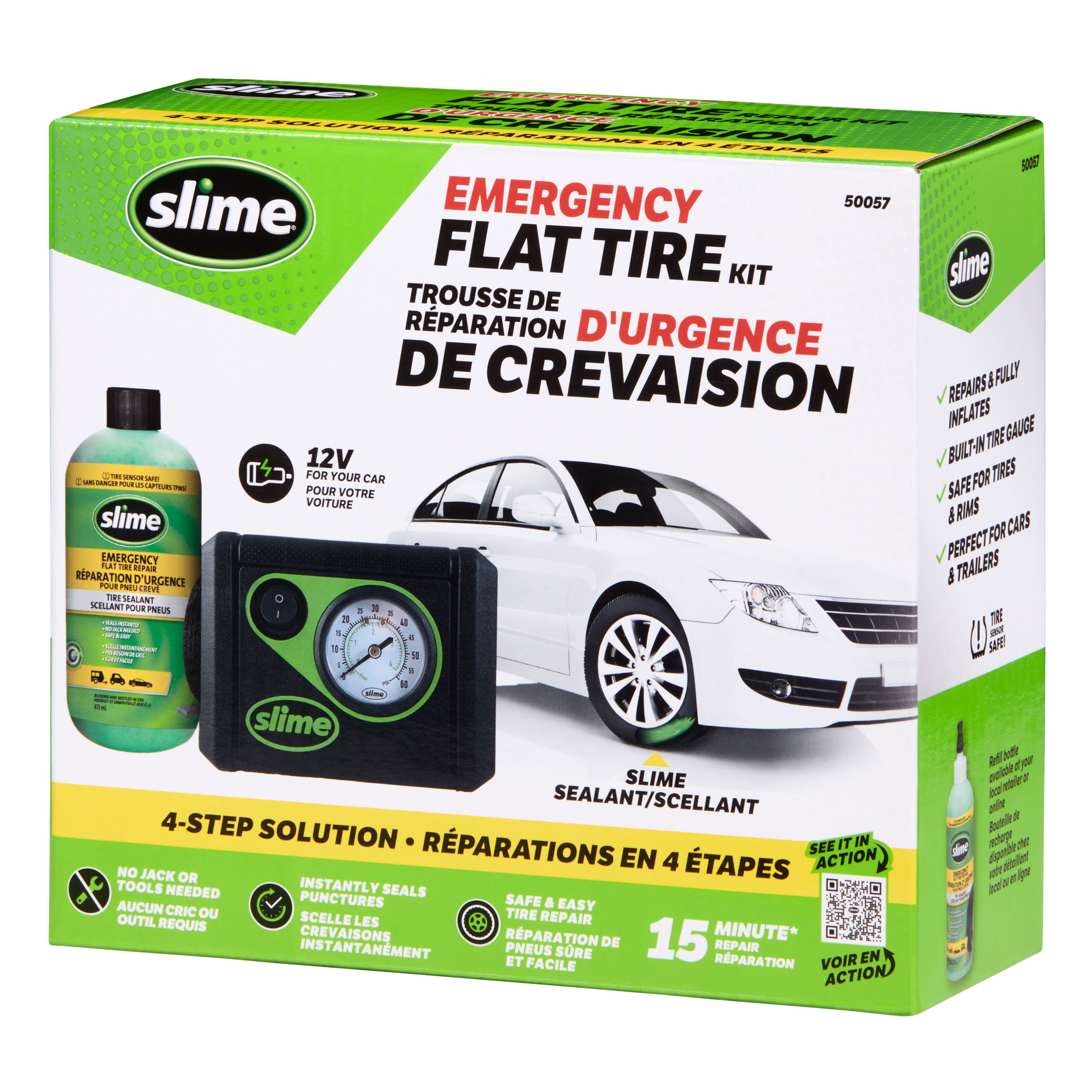Slime® 12v Emergency Flat Tire Kit