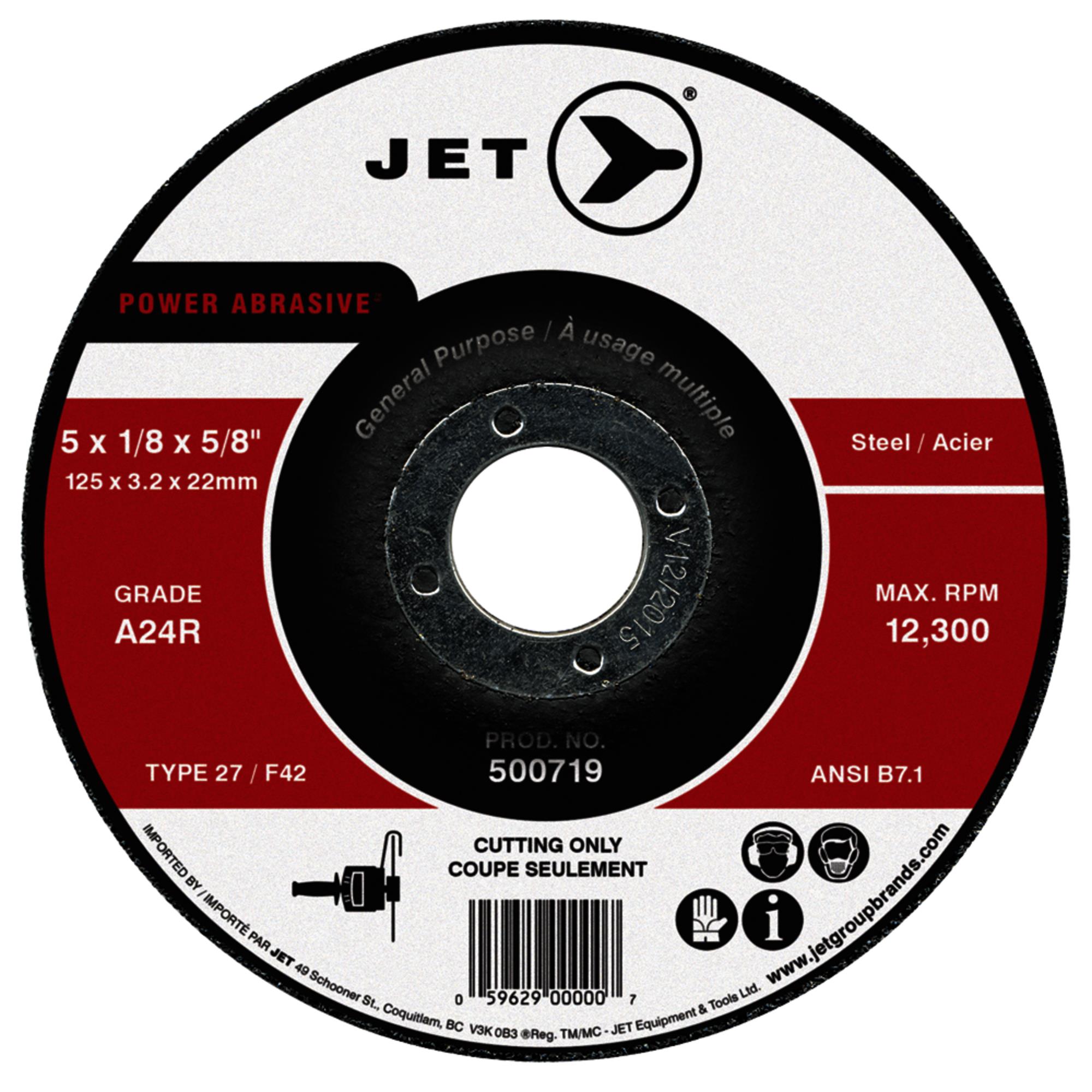 Meule à tronçonner A24R POWER ABRASIVE T27, 4 x 1/8 x 5/8