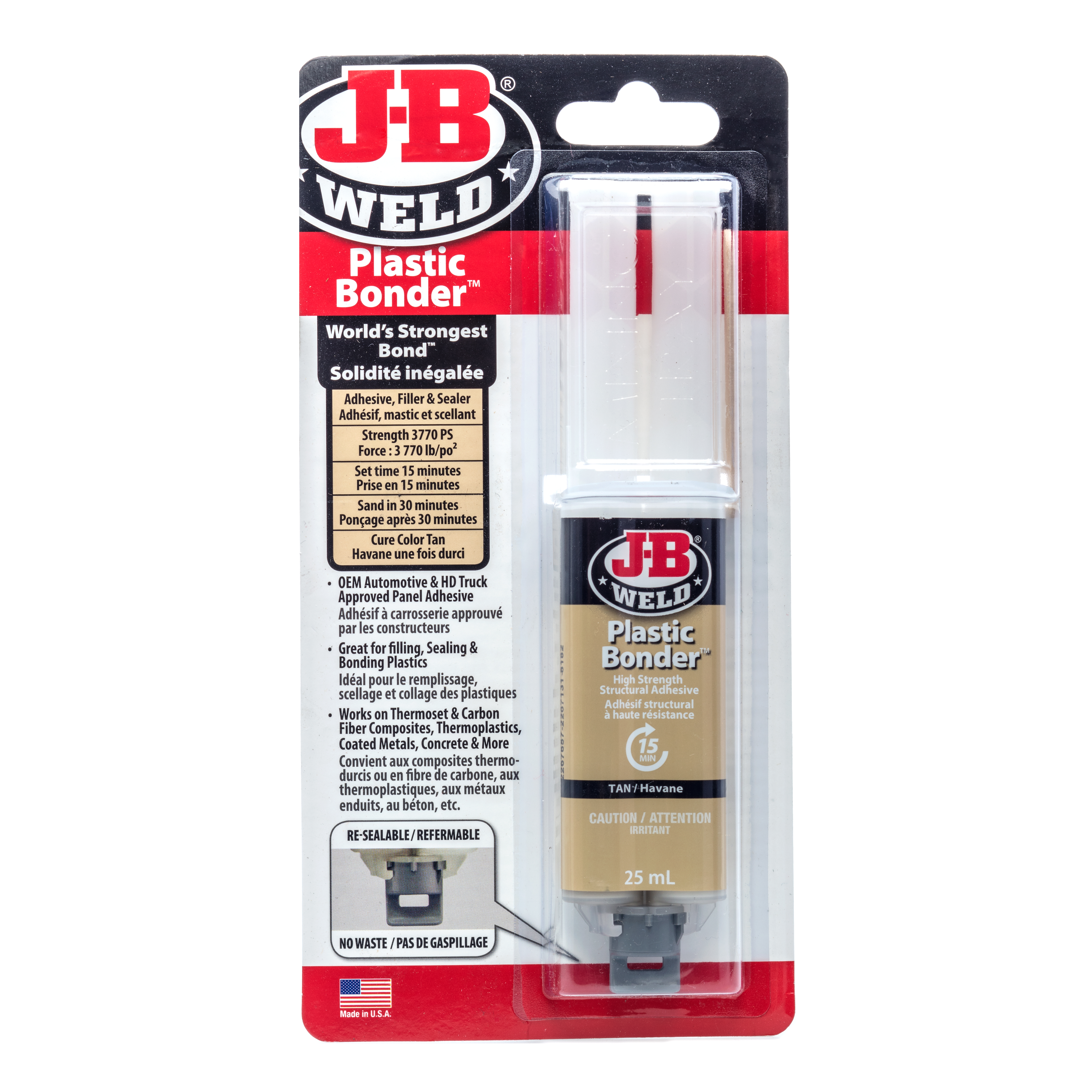 SERINGUE À COLLER EN PLASTIQUE 25 ML