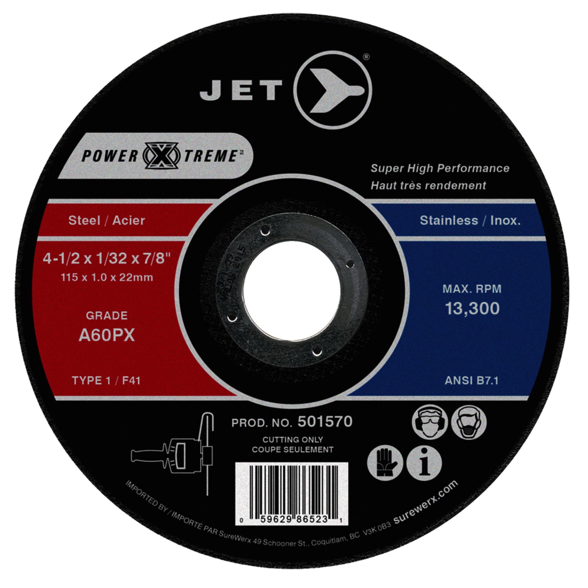 4-1/2 X 3/64 X 7/8 T1 A60TZ+ Powerplus TZ+ C/O Wheel