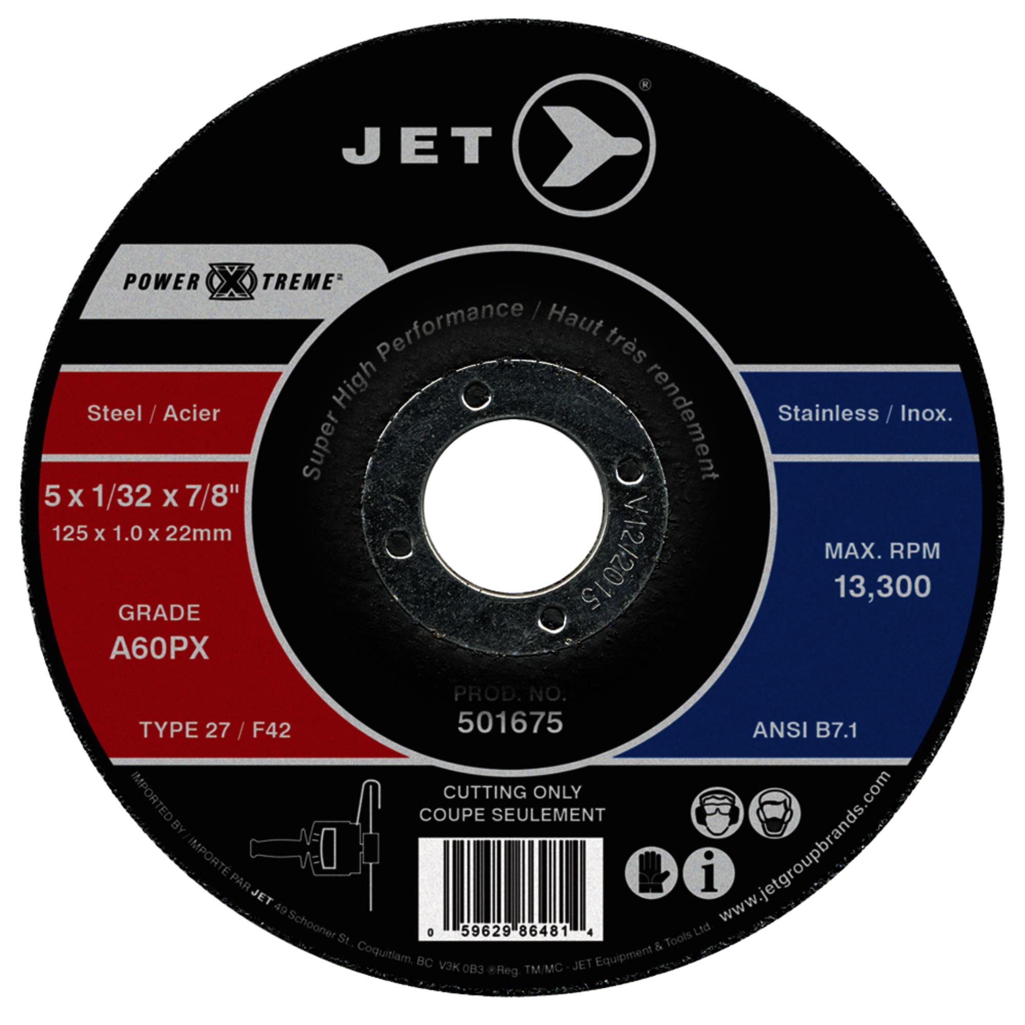 6 x 3/64 x 7/8" A60PX POWER-XTREME T27 Cut-Off Wheel