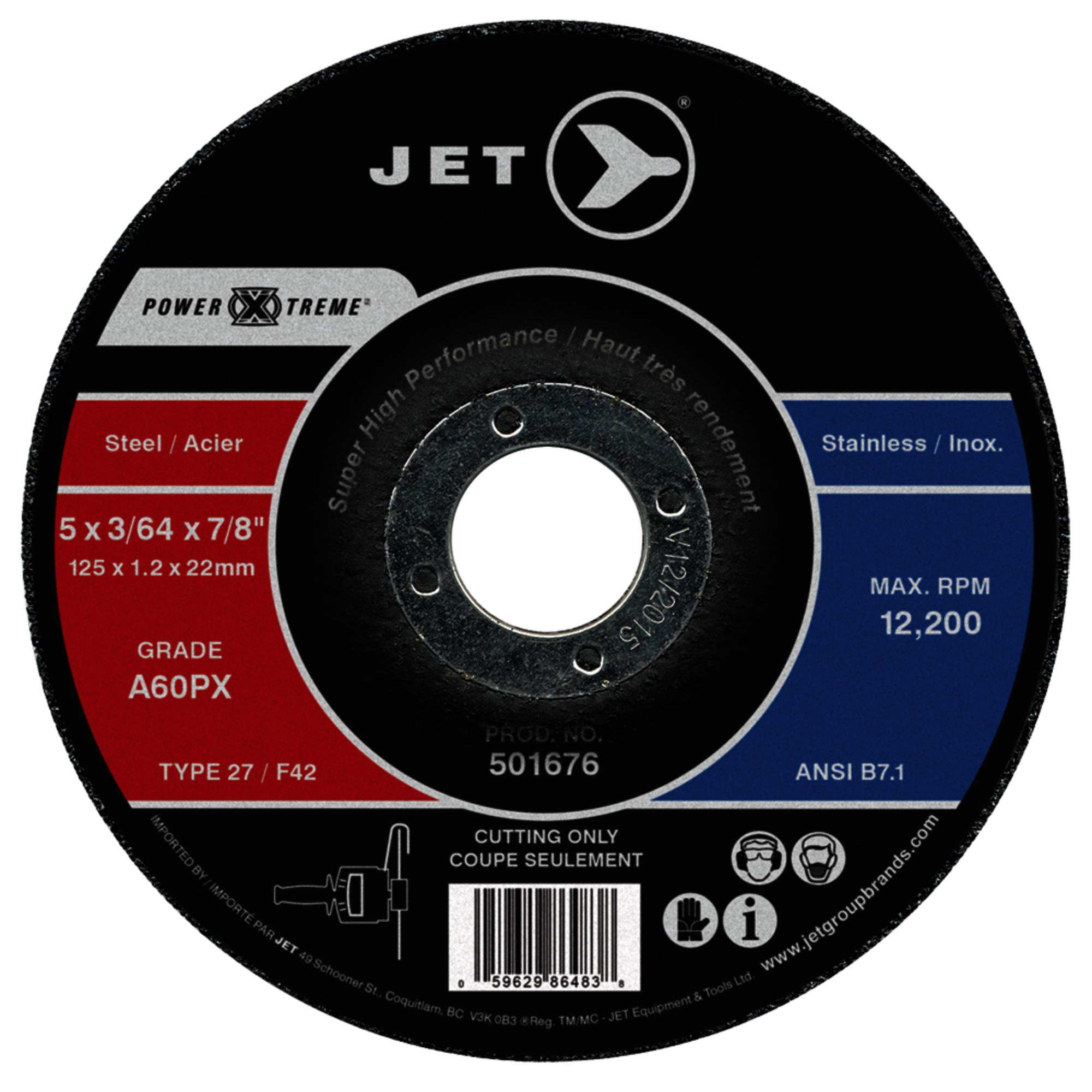 5 x 3/64 x 7/8" A60PX POWER-XTREME T27 Cut-Off Wheel