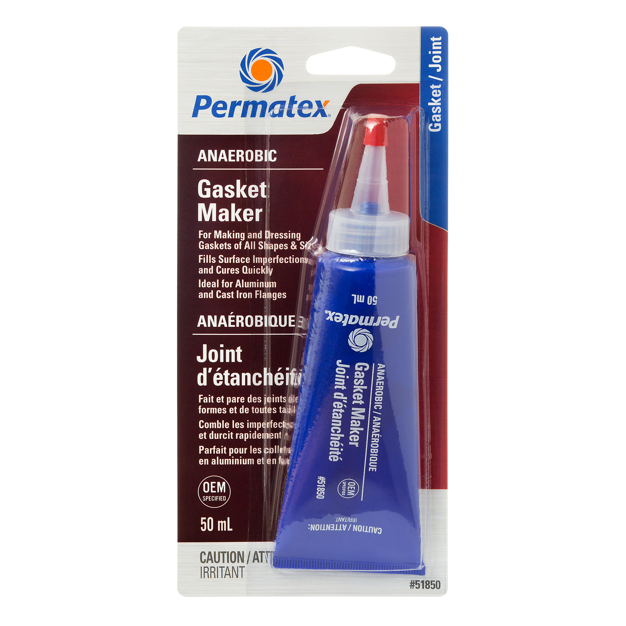 Permatex Anaerobic 518 Gasket Maker For Aluminum Parts - 50ml Tube