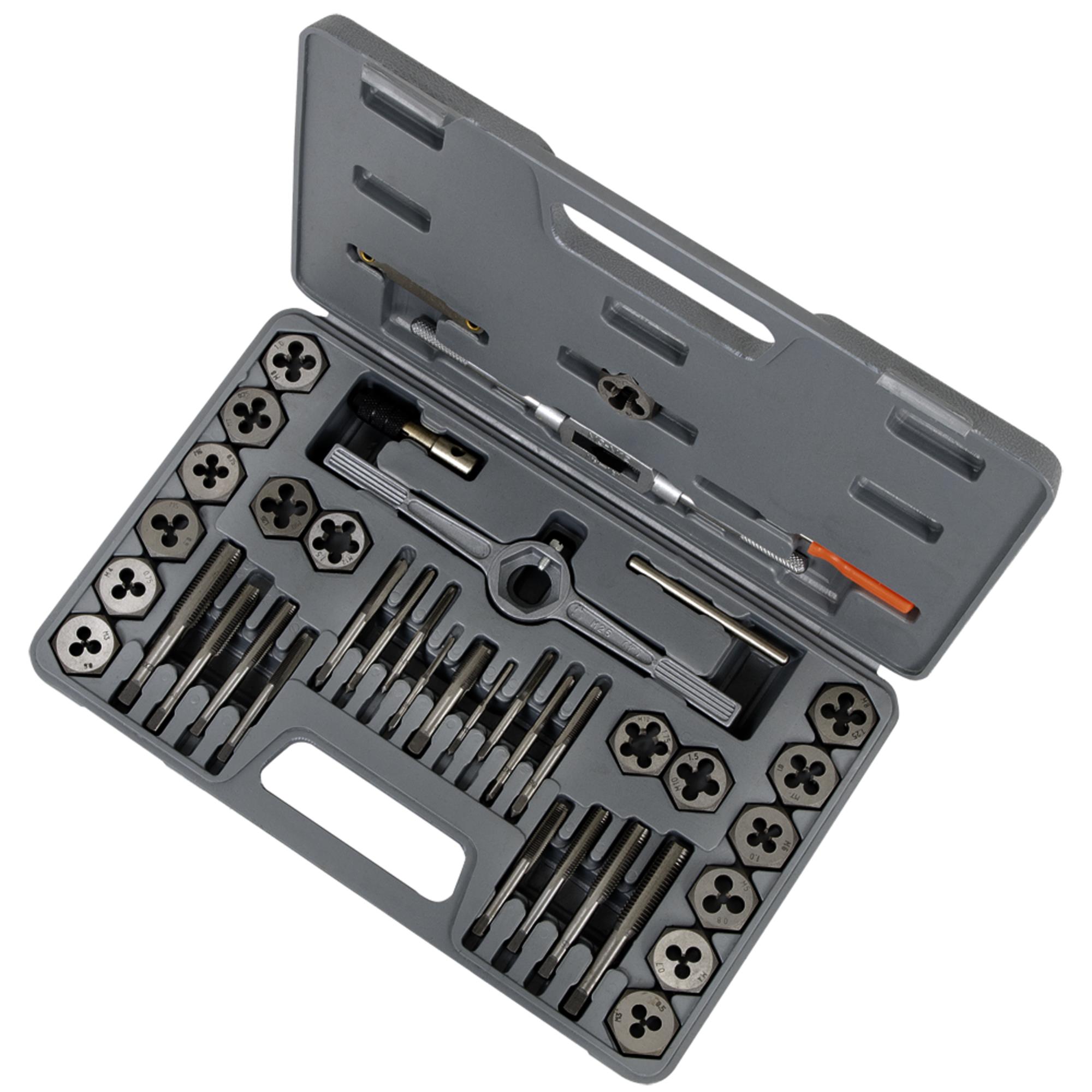 40-PC JET-KUT® Premium Metric Alloy Tap and Die Set
