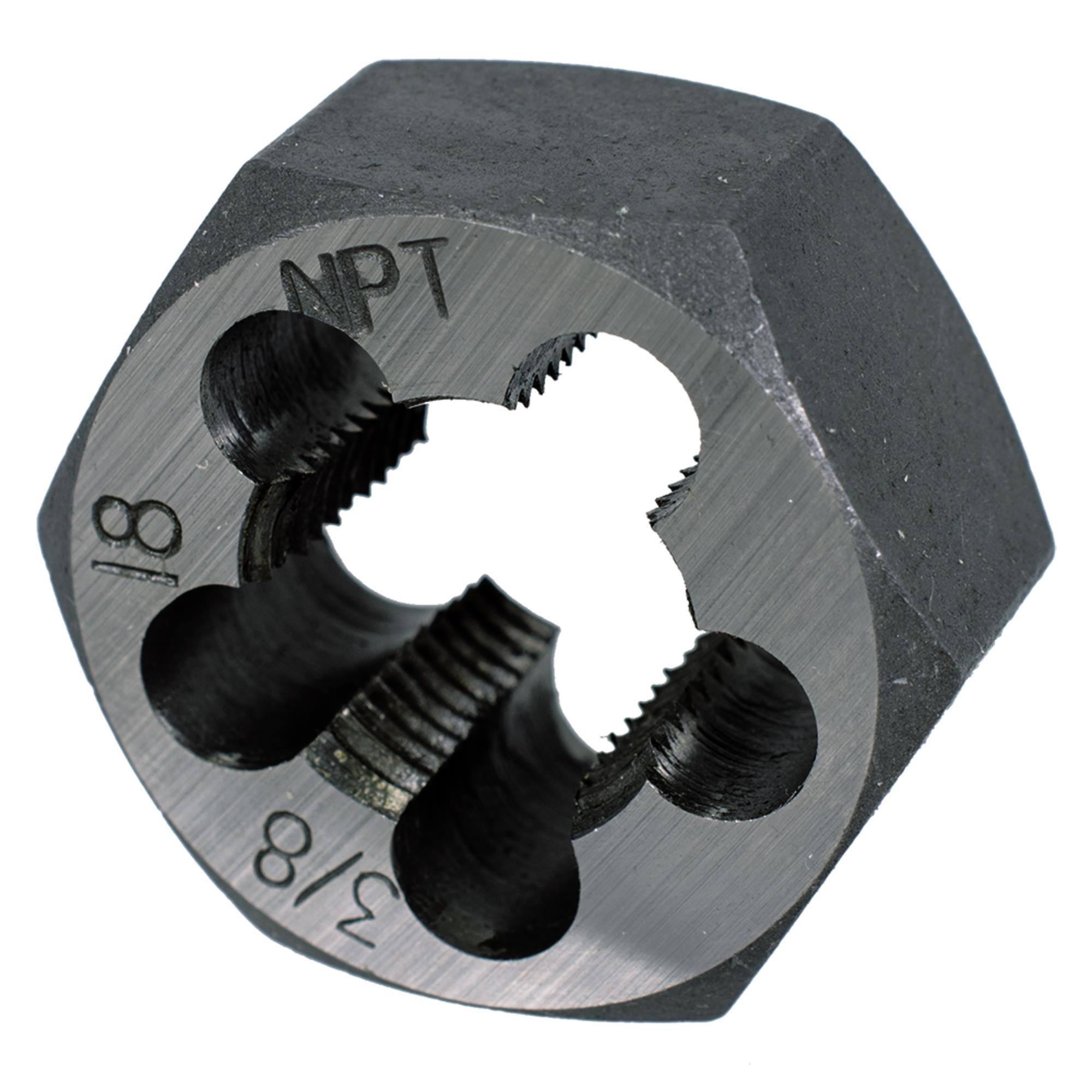3/8"-18NPT Alloy Hex Die (1" Hex)
