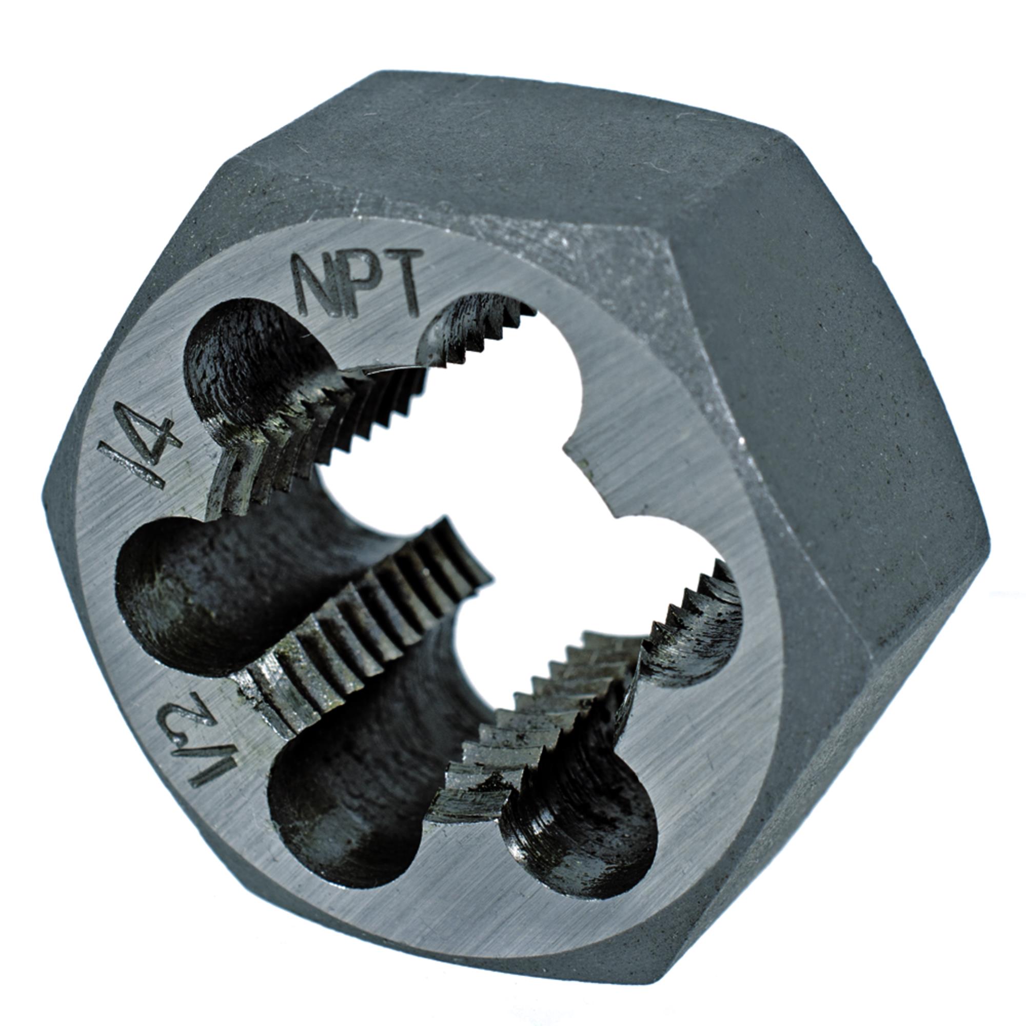 1/2"-14NPT Alloy Hex Die (1" Hex)