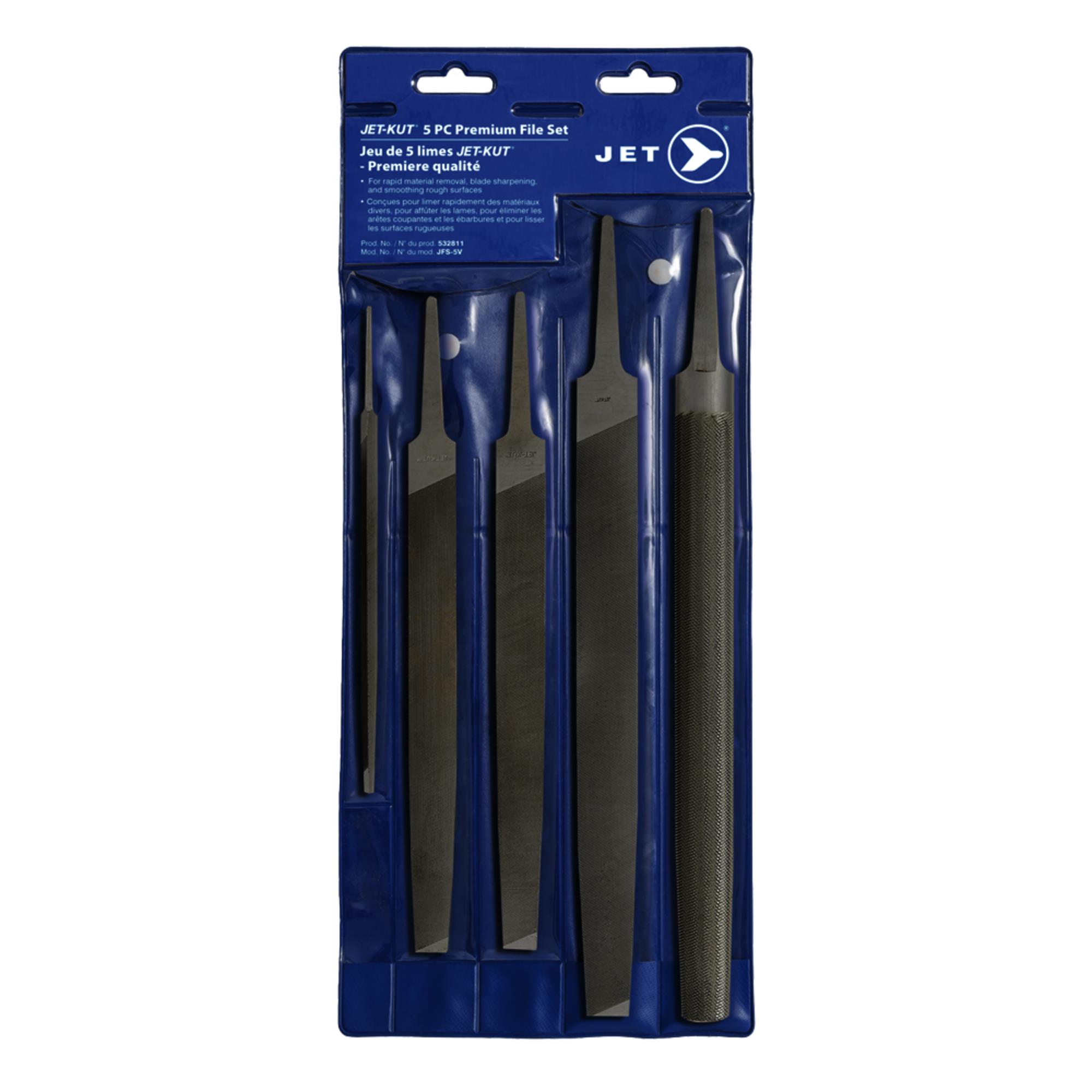 JET-KUT® 5 PC File Set - Premium