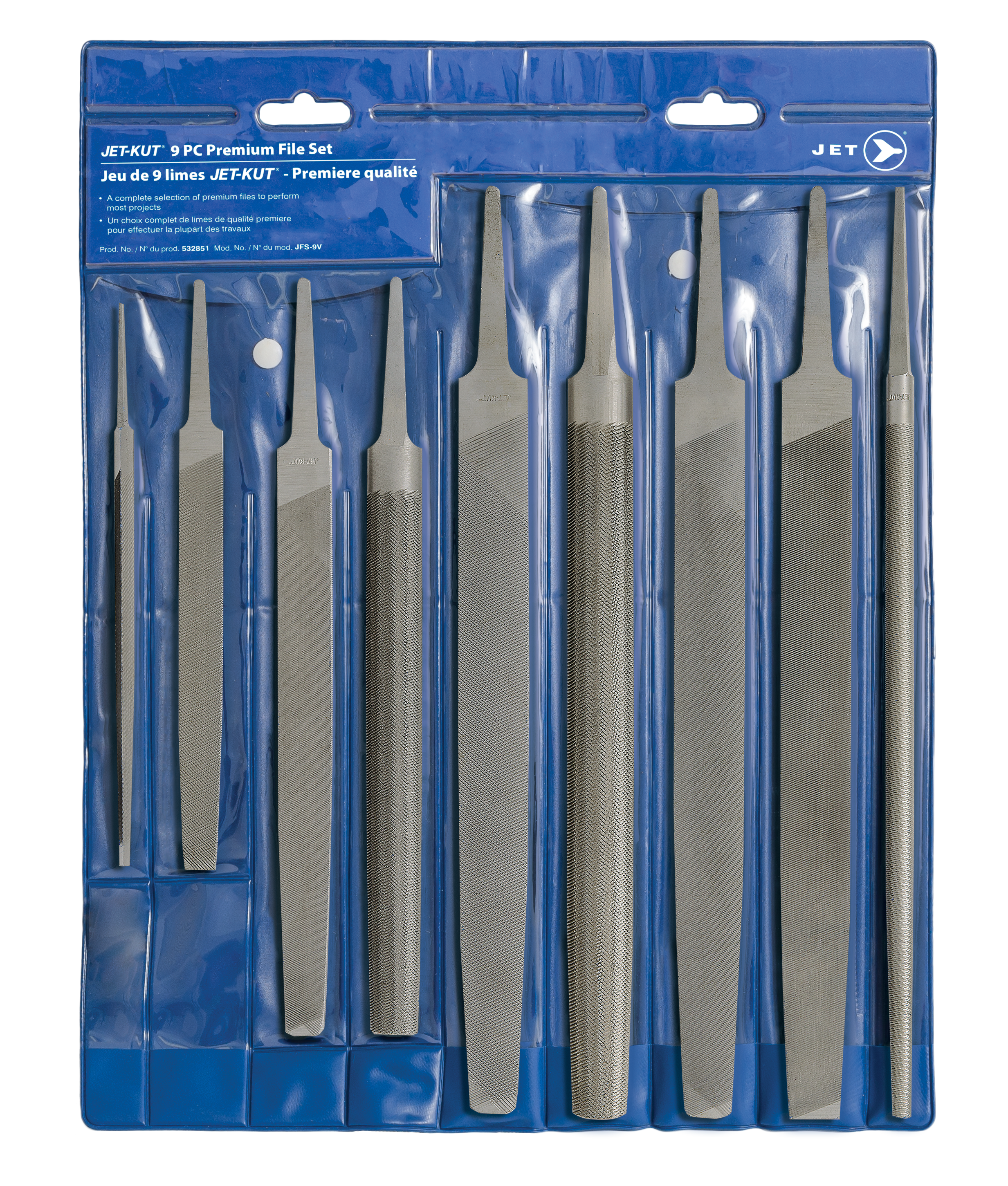 9 Pc File Set Vinyl Pouch