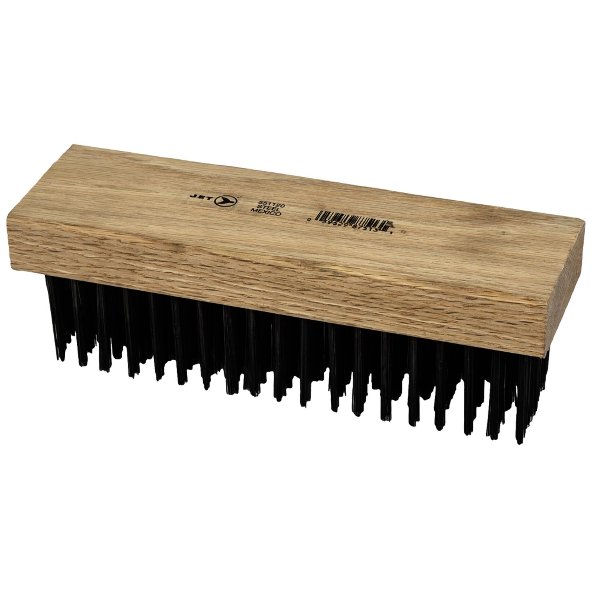 6 Row, Straight Back, Carbon Steel Hand Wire Scratch Brush