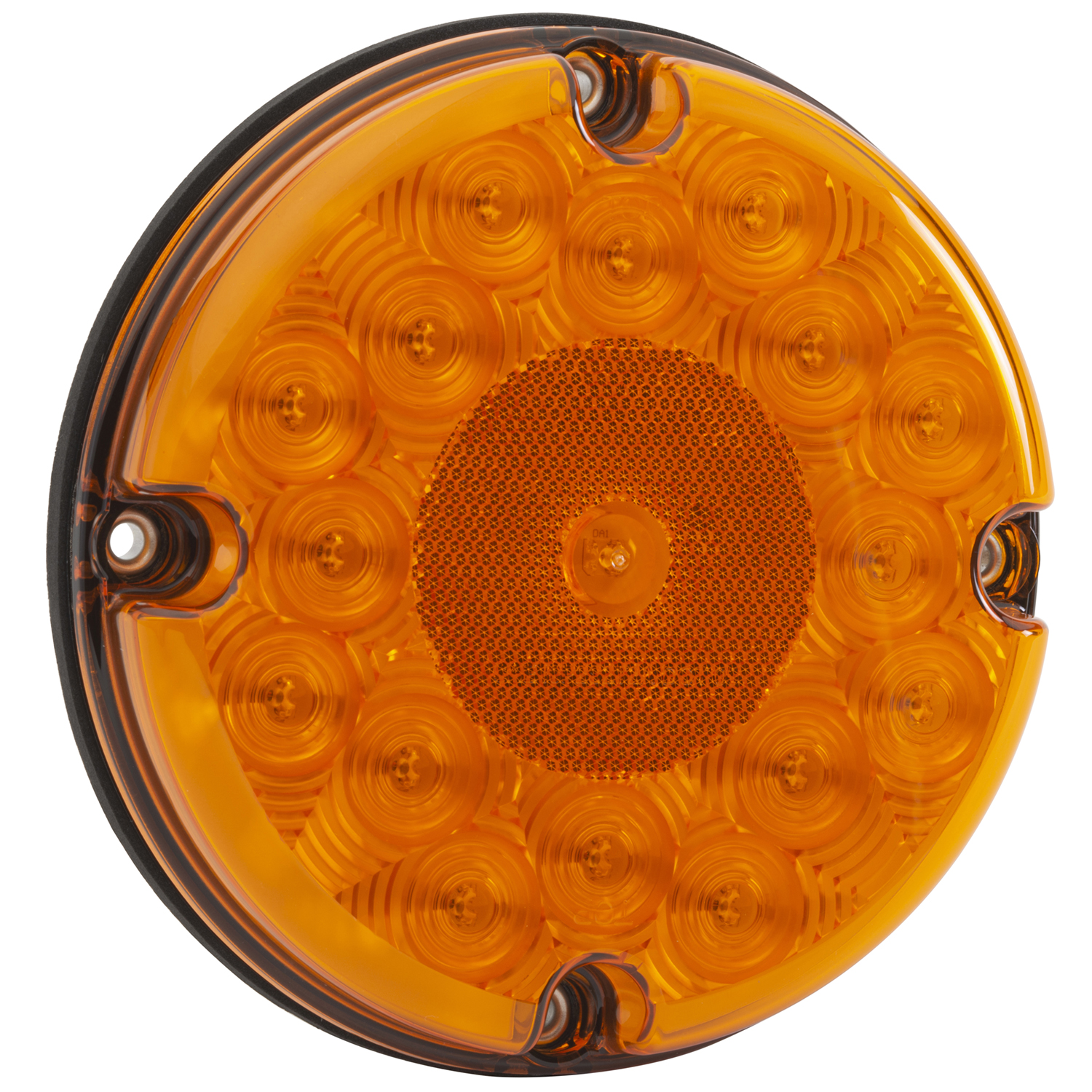 Turn Lamp, 7", Yellow, LED Bus Turn Lamp, Single Function