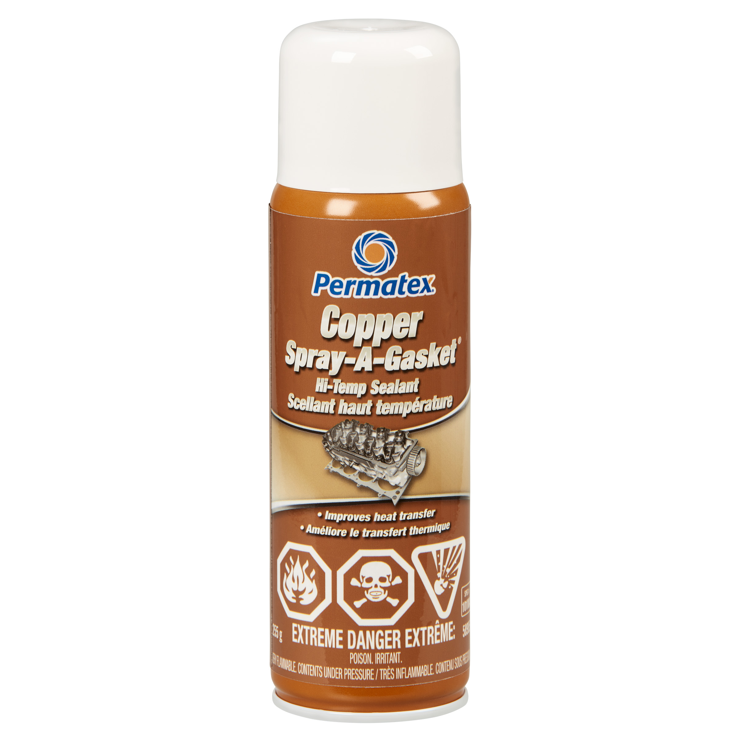 Scellant Permatex en cuivre Spray-A-Gasket 101ma - 255g en aérosol