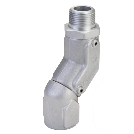 Injecteur de carburant pivotant à deux plans, 3/4 « NPT
