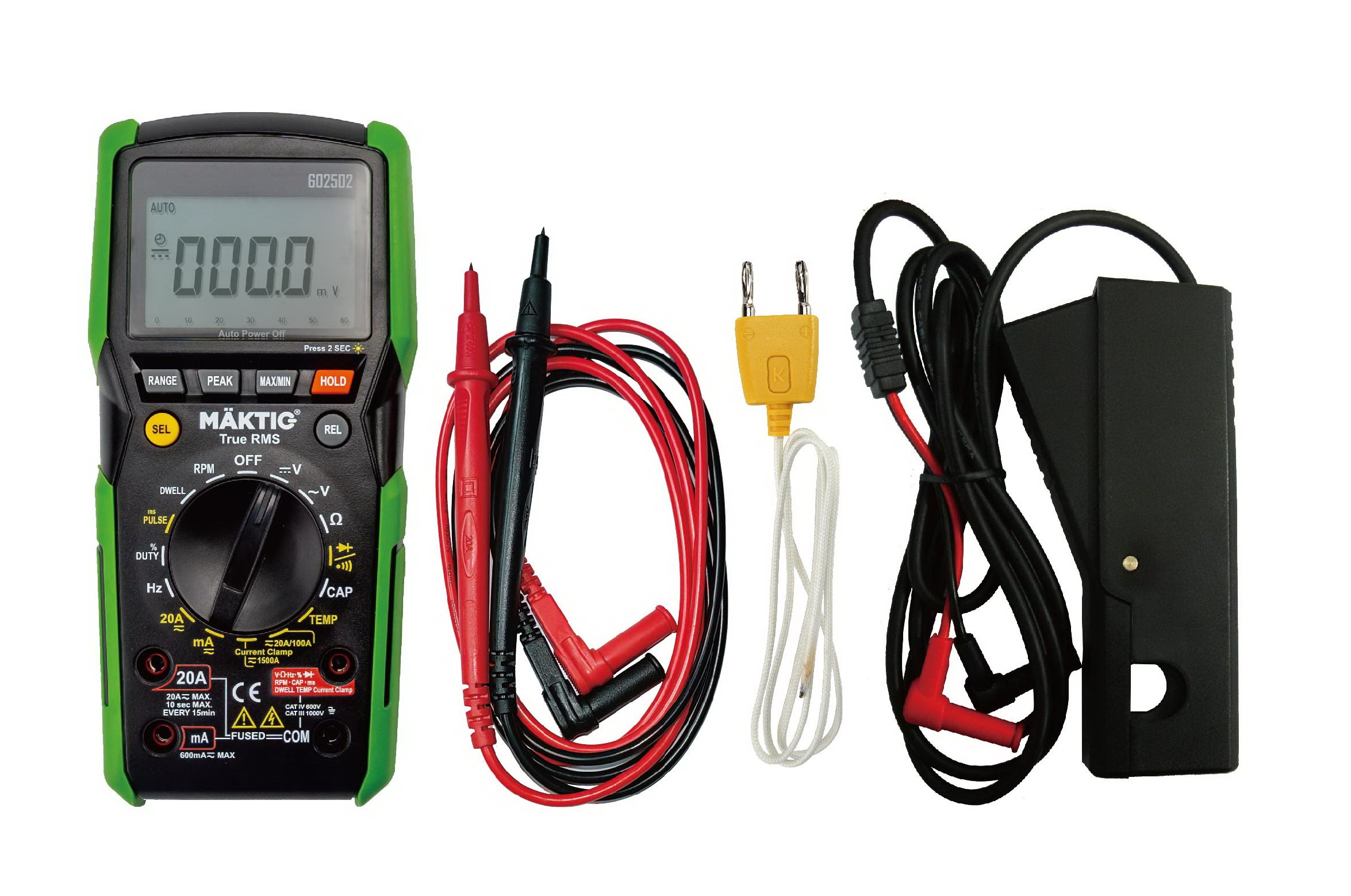 True RMS Hybrid Multimeter, CAT III 1000V