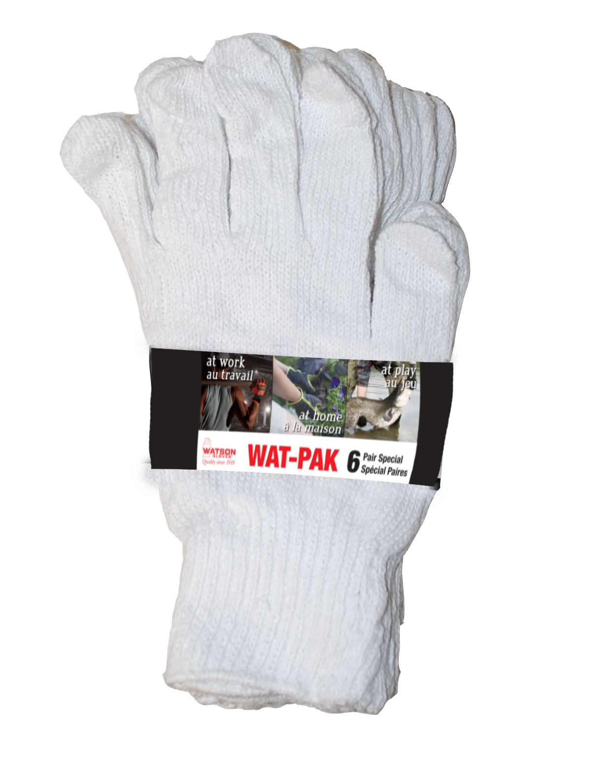 White Knight Poly Cotton 6 Pack Fabric - XL