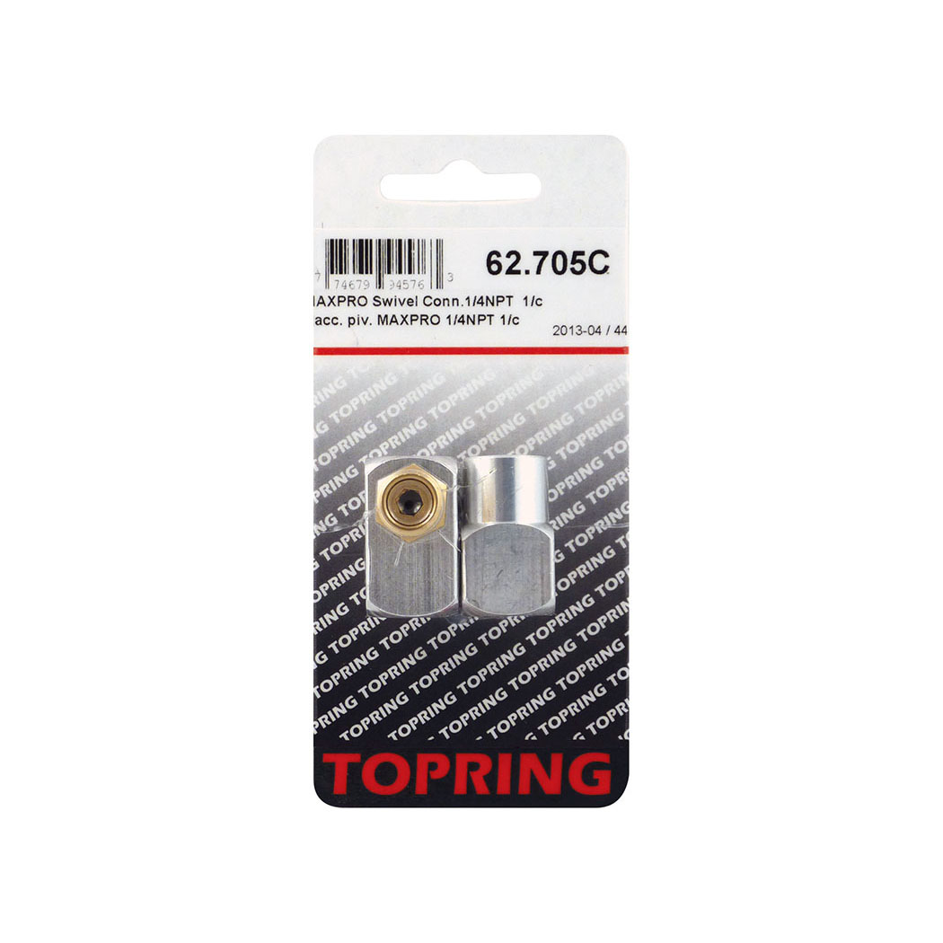 Aluminum Swivel Adapter 1/4 (F) To 1/4 (M) NPT