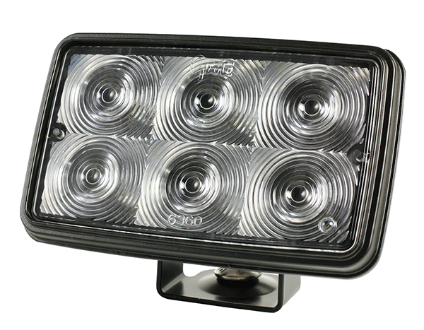 Éclairage avant, transparent, lampe de travail, LED, motif ponctuel, emballage de vente au détail