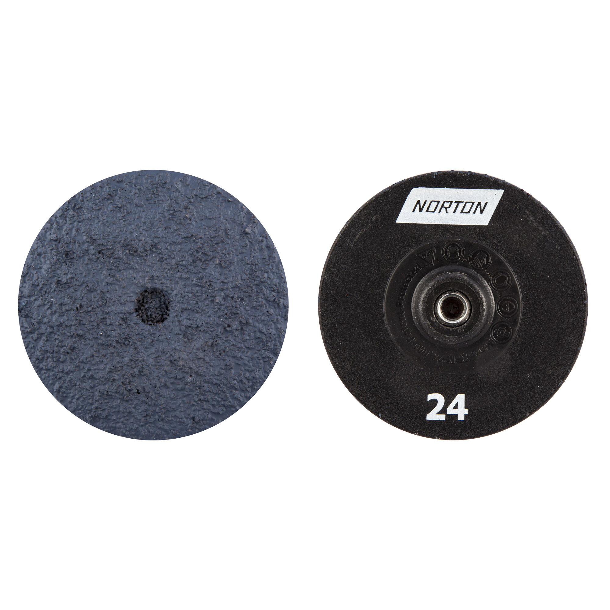 3 In. NorKut Quick-Change Polymer Disc 7/16 - 20 24 Grit ZA