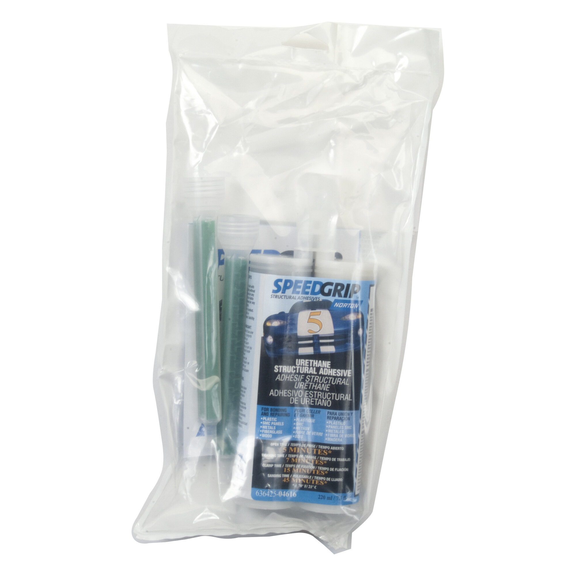 Norton SpeedGrip 2K Urethane Structural Adhesive 220 ml Cartridge Black