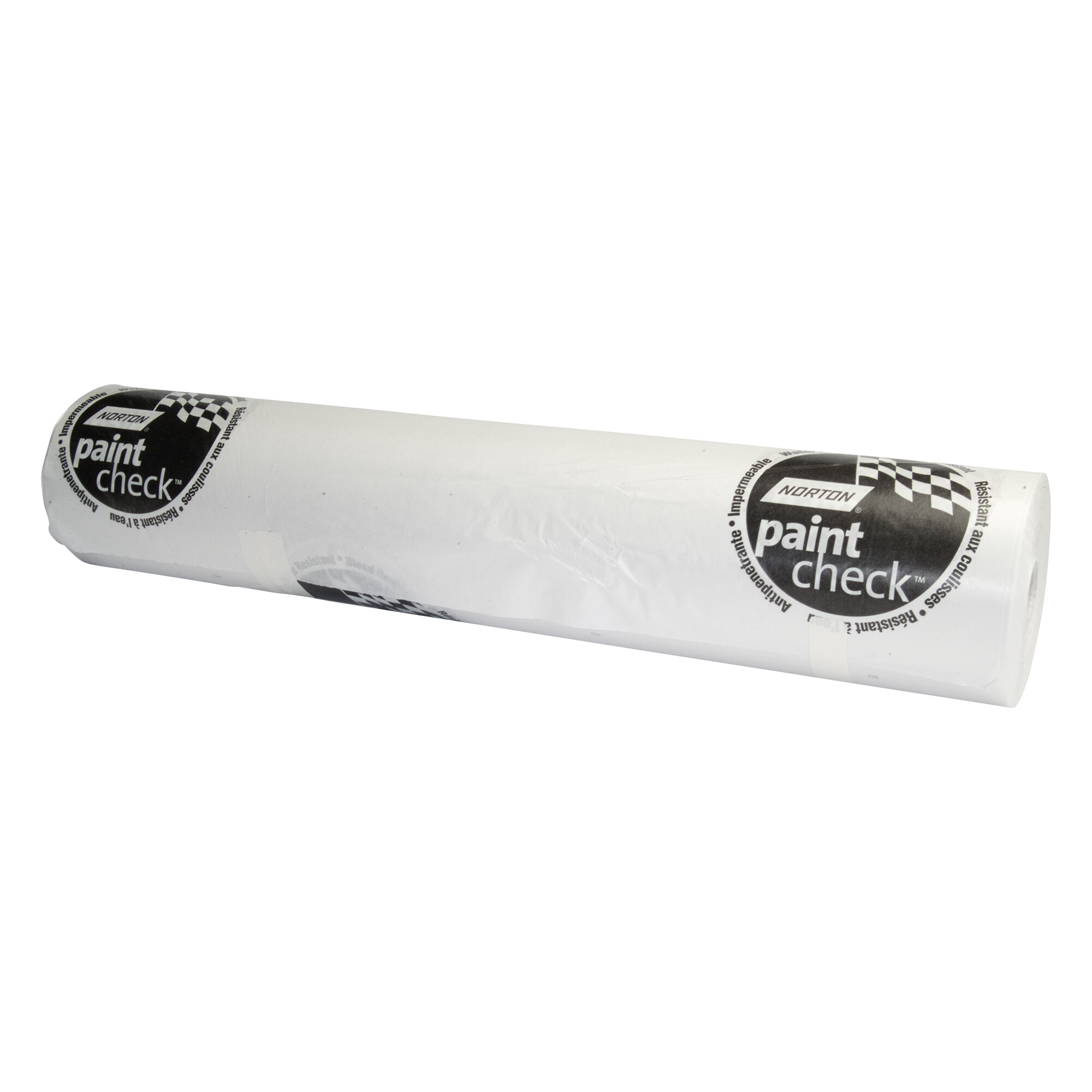 24 pouces x 750 pieds Papier de masquage non perforé Paint Check White non adhésif traité Corona