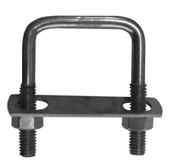 Square U-Bolt 3/8 - 4 x 3