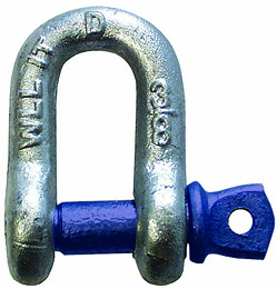 Screw Pin Chain Shackle 1/4