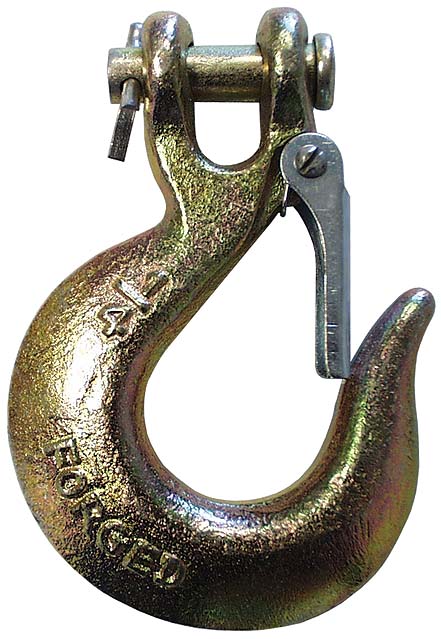 Crochet coulissant Clevis C/W (alliage) 3/8