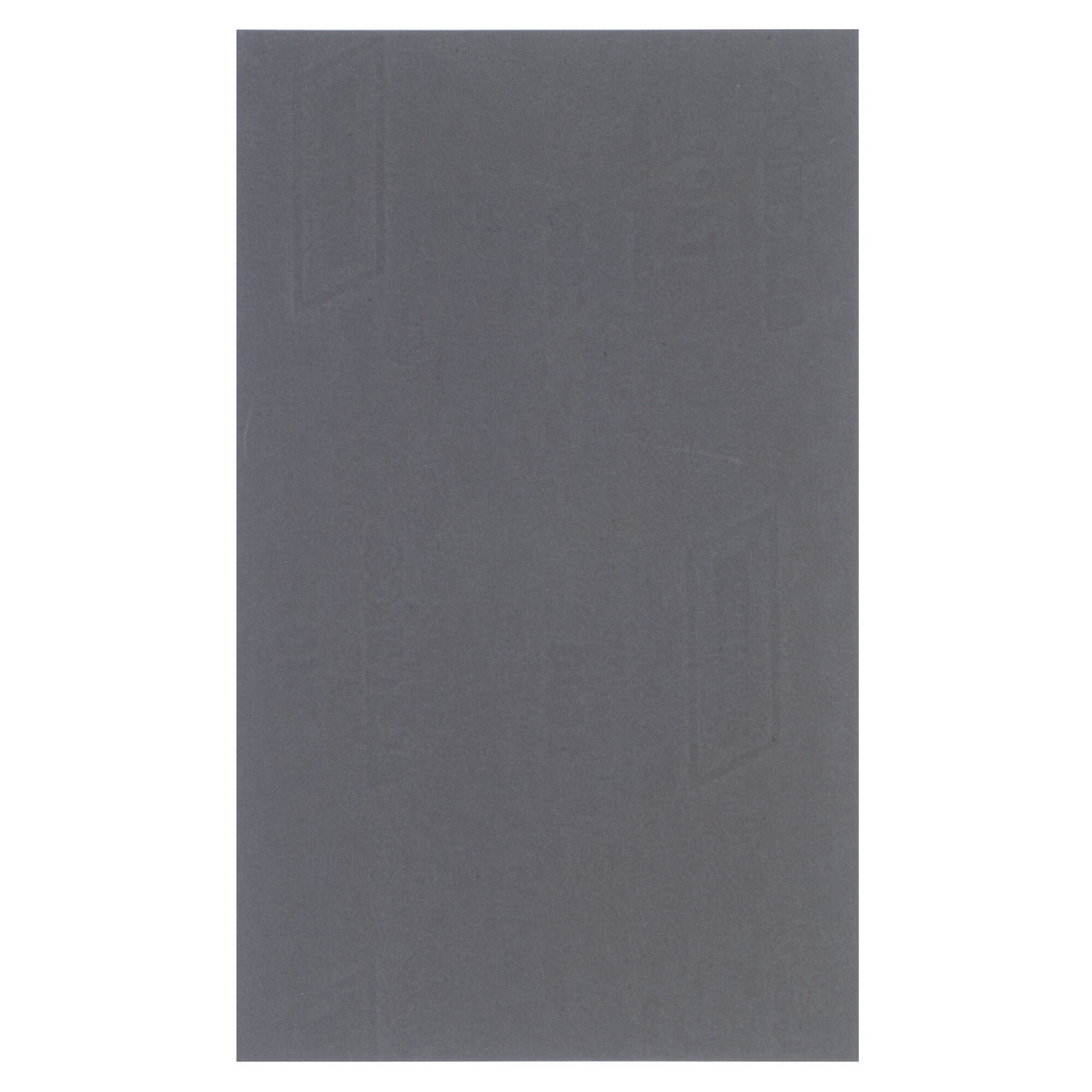5-1/2 x 9 pouces Feuille WP découpée en papier glacé noir grain 1500 T401 SC