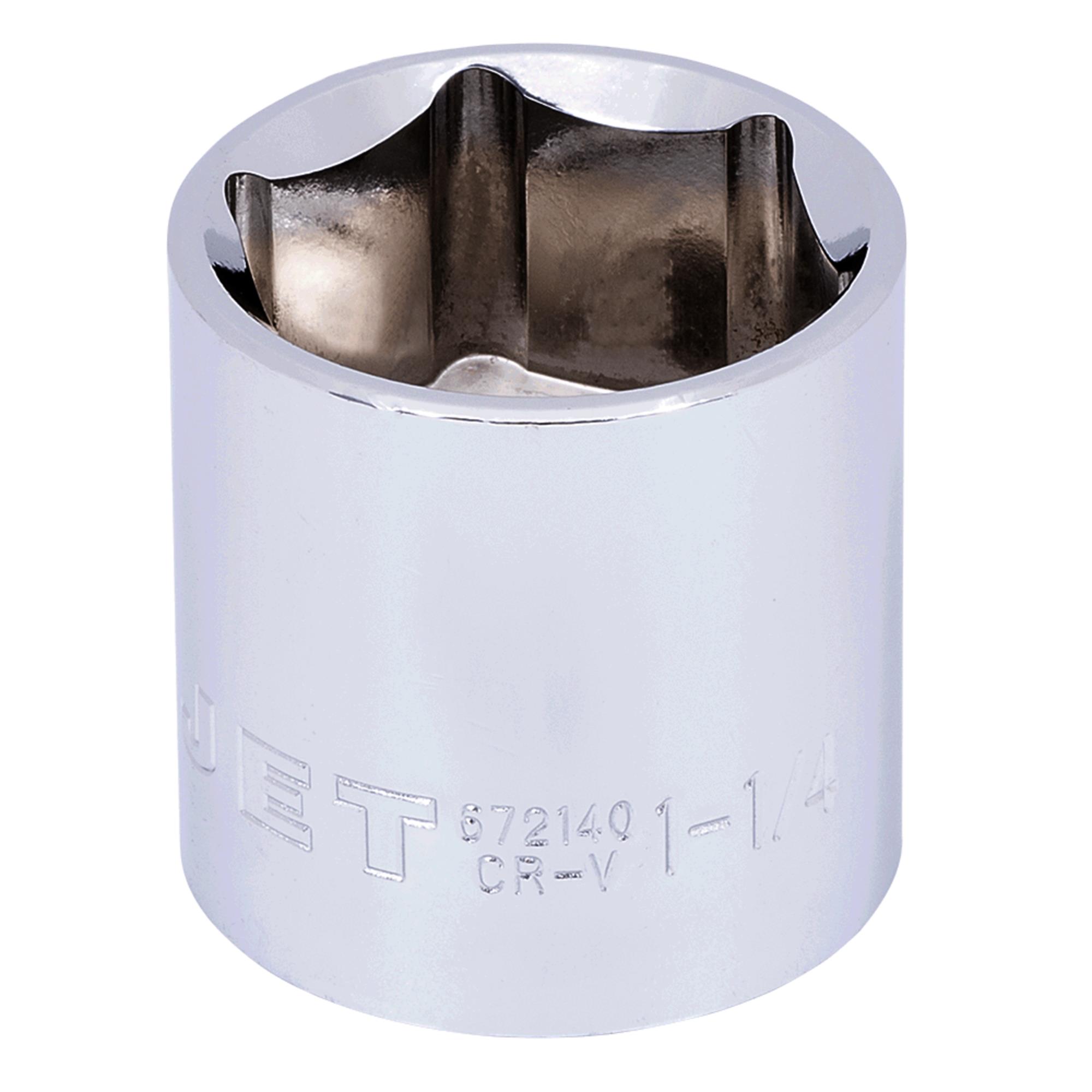 1/2" DR x 5/8" Regular Chrome Socket - 6 Point