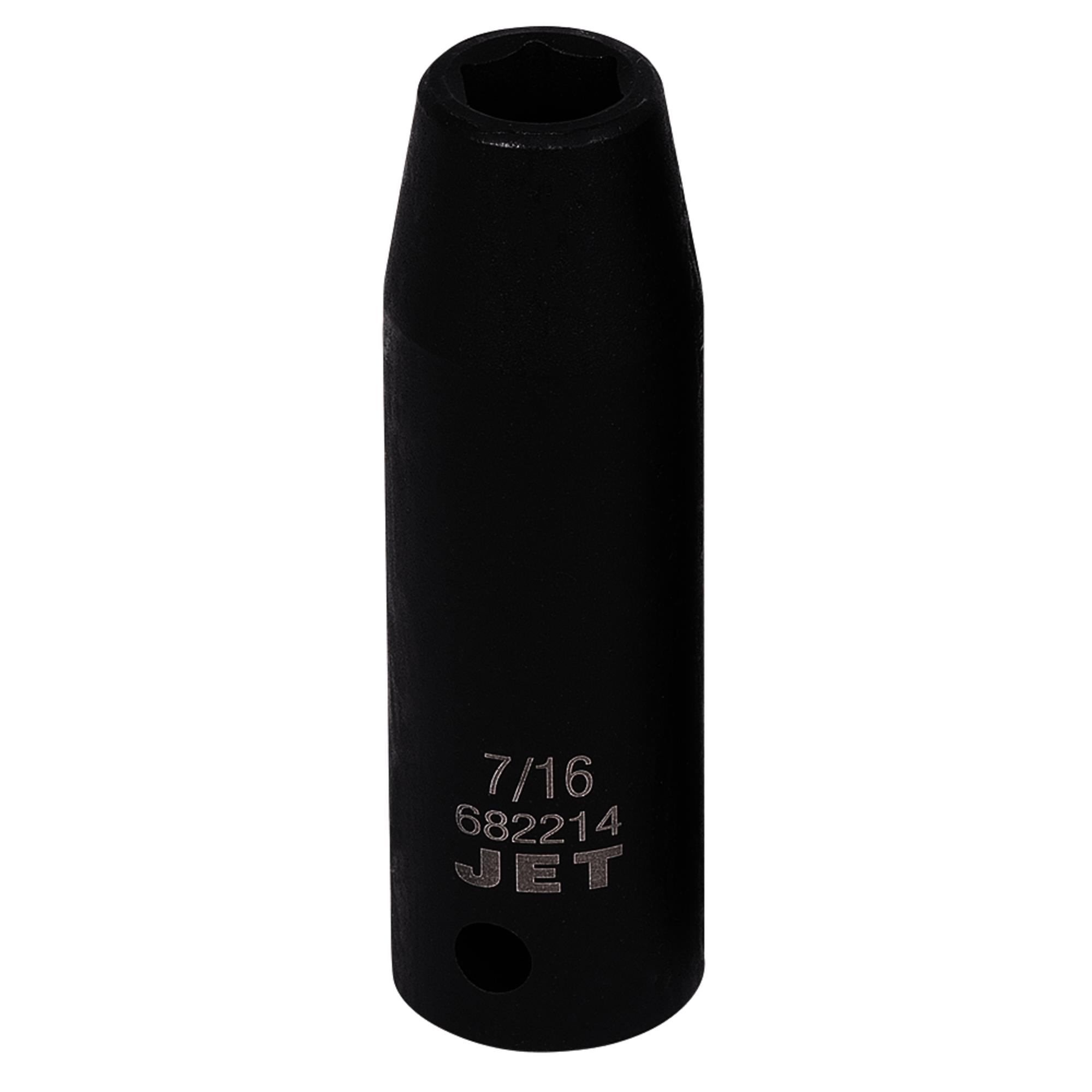 1/2" DR x 7/16" Deep Impact Socket - 6 Point