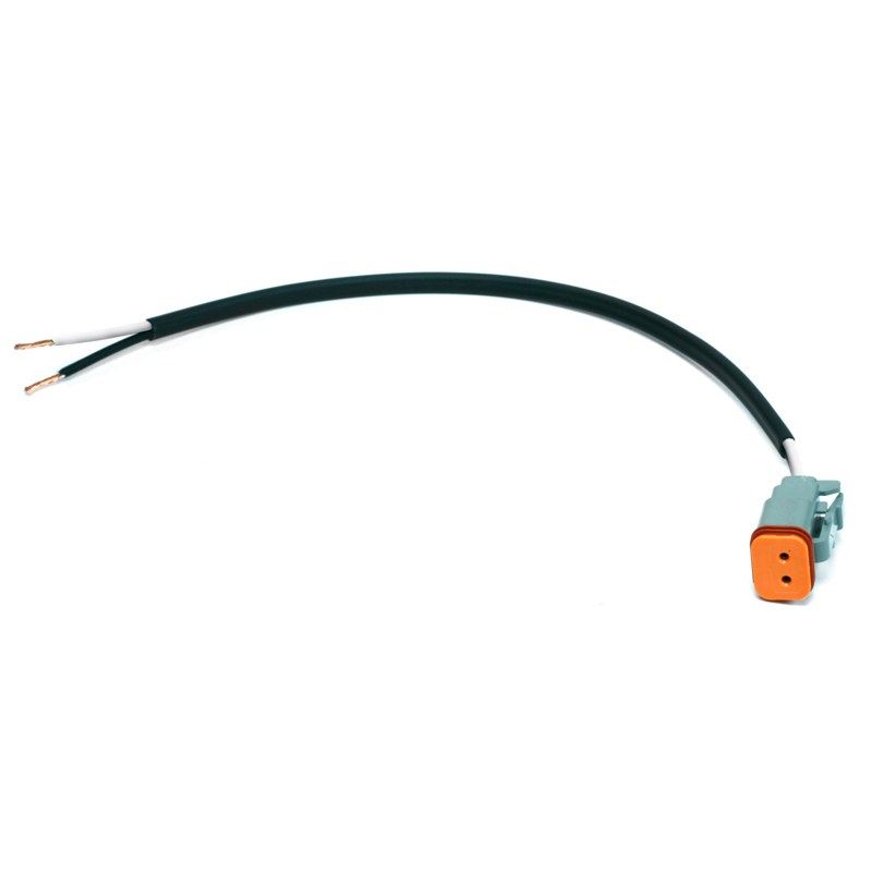 Pigtail, pour lampes de travail Trilliant®, 12 pouces, fils à coupe arrondie, avec connecteur Deutsch