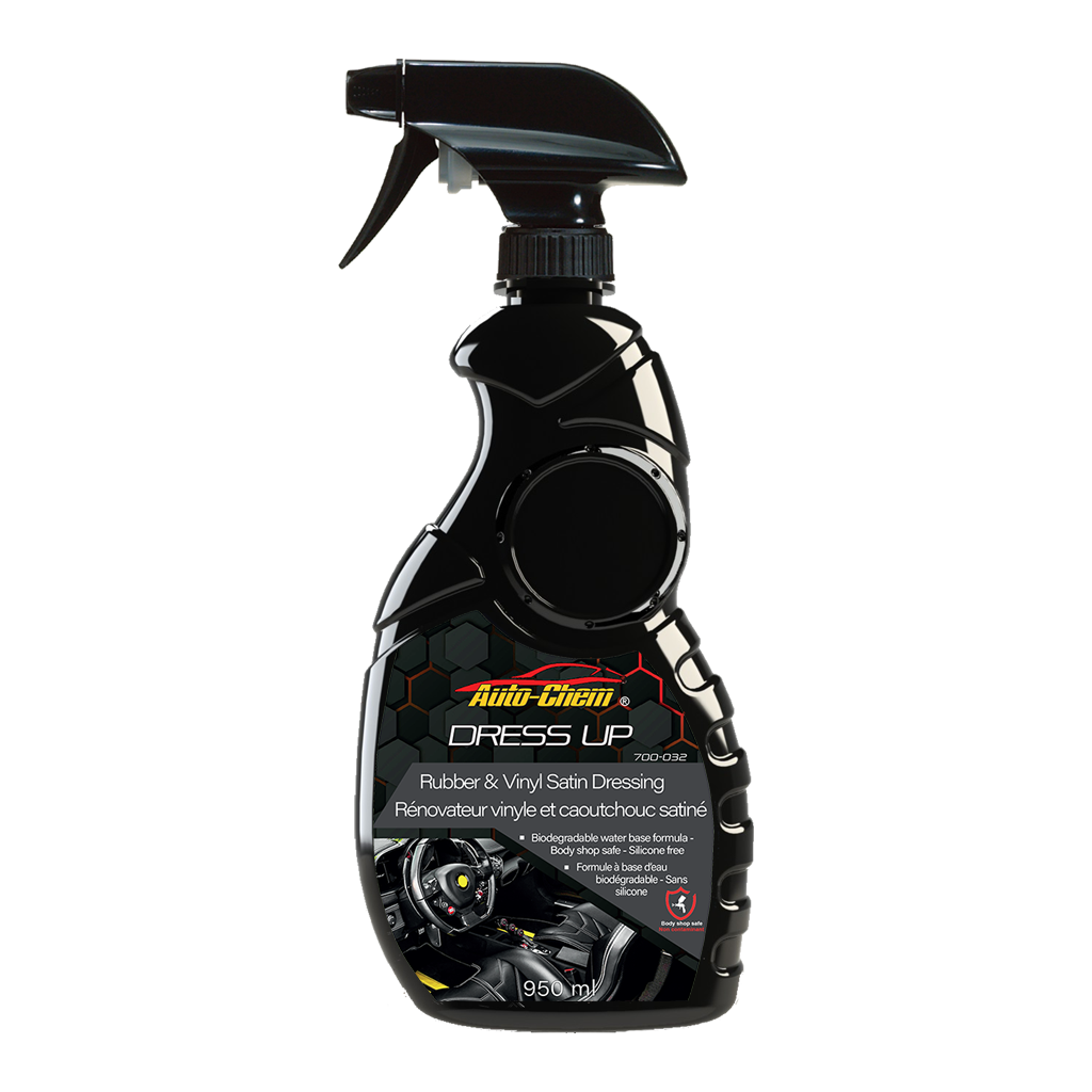 DRESS UP Vinyl & Rubber Dressing Bodyshop Safe