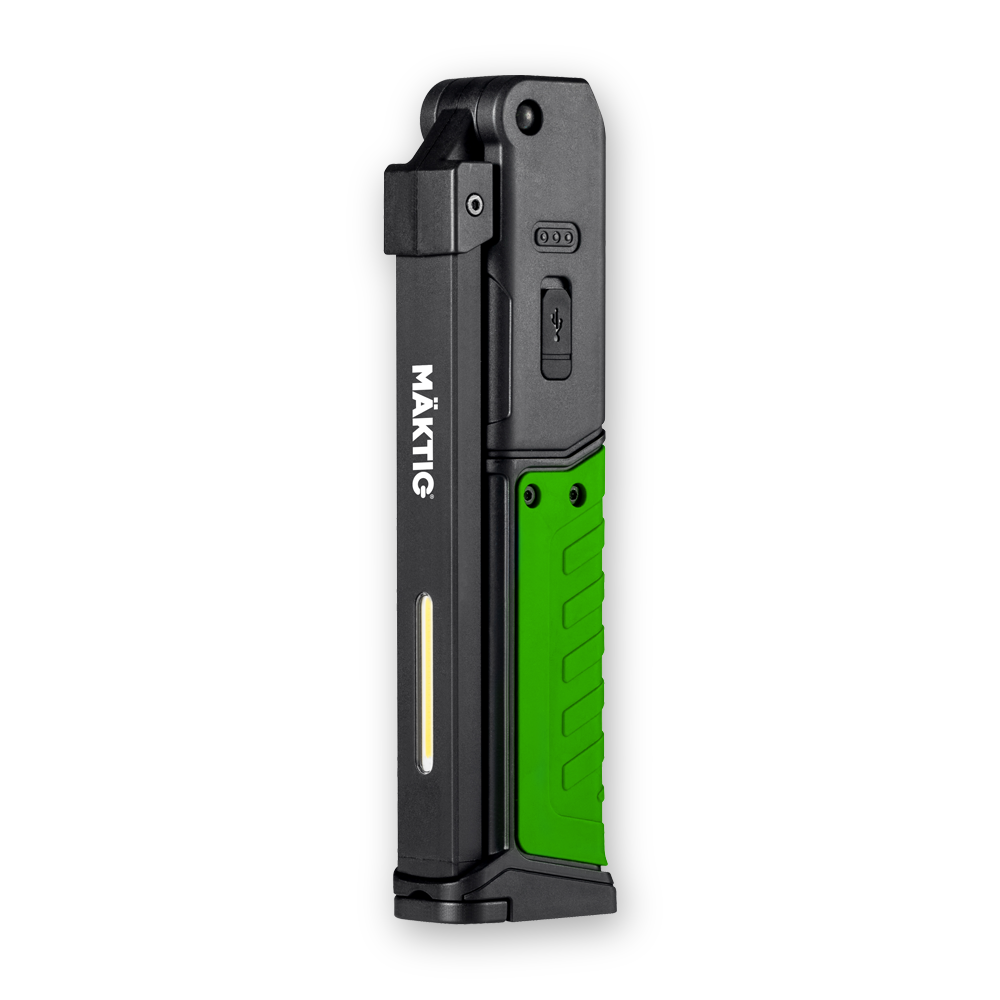 Rechargeable Slim Folding Work Light, 800 Lumens