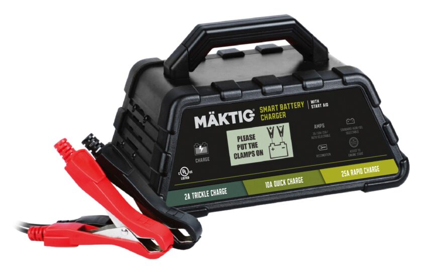 Chargeur de batterie intelligent 2/10/25 A avec aide au démarrage
