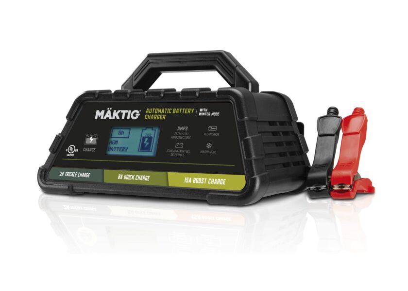 2/8/15A Smart Battery Charger with Winter Mode