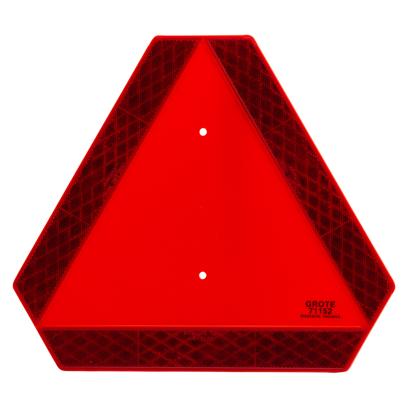 Reflector, Slow-Moving Vehicle Emblem