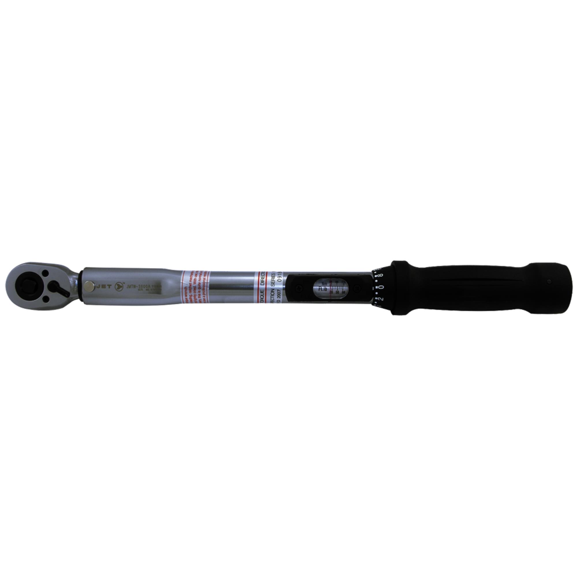 3/8" DR 80 ft/lbs Slim Head Torque Wrench - Heavy Duty