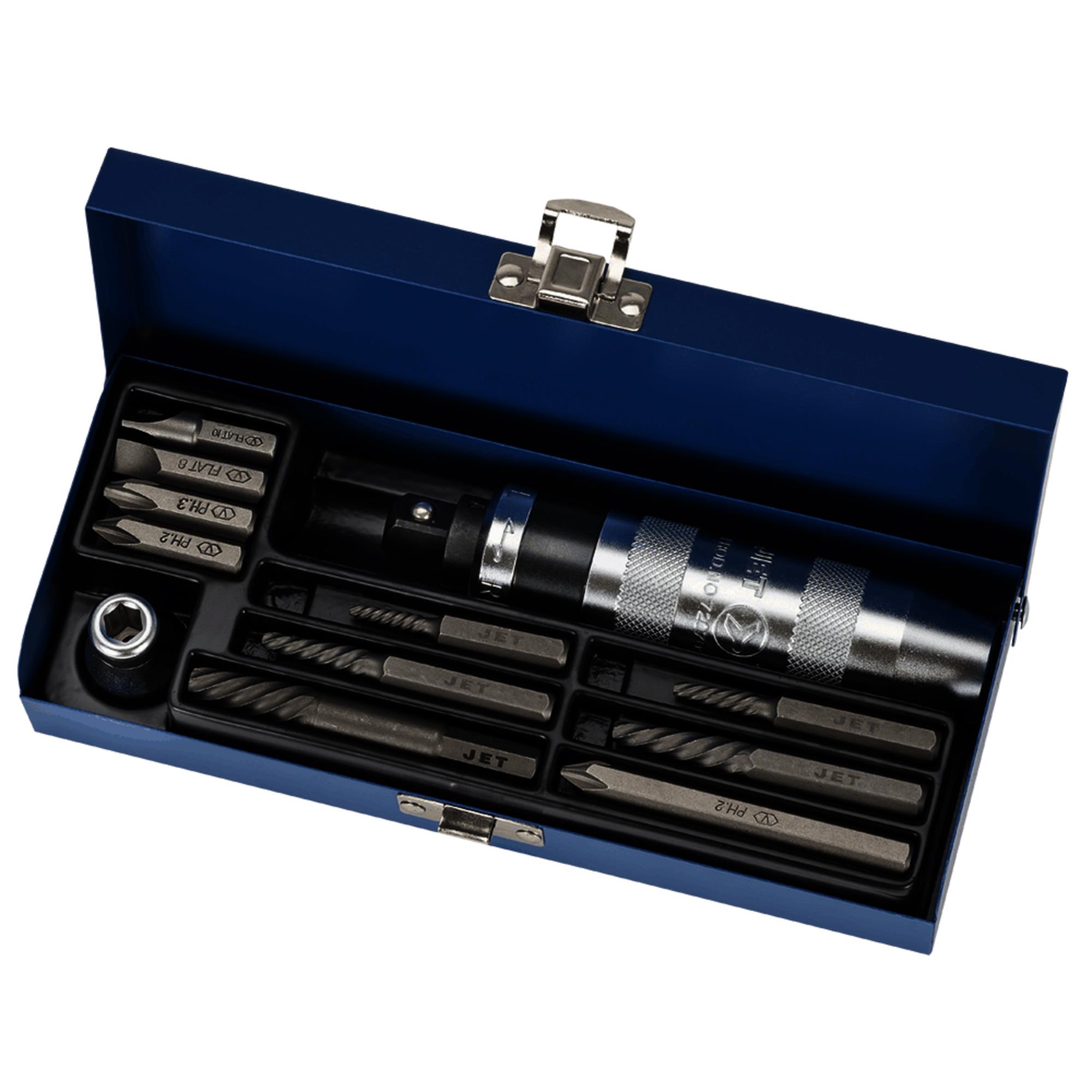 12-Piece Deluxe Impact Driver Screw Extractor Set