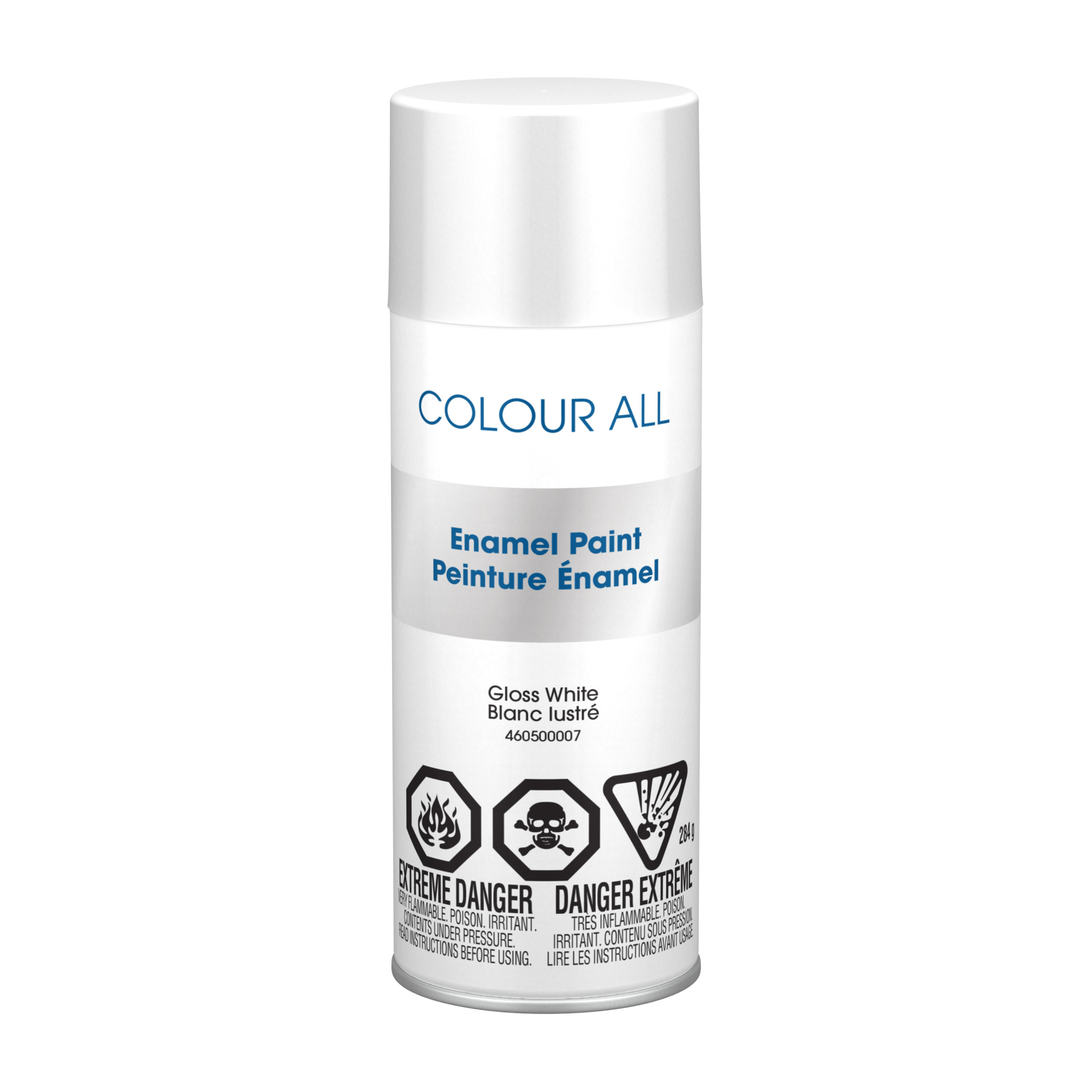 Peinture en aérosol Color All, blanc monobrillant, 284 g