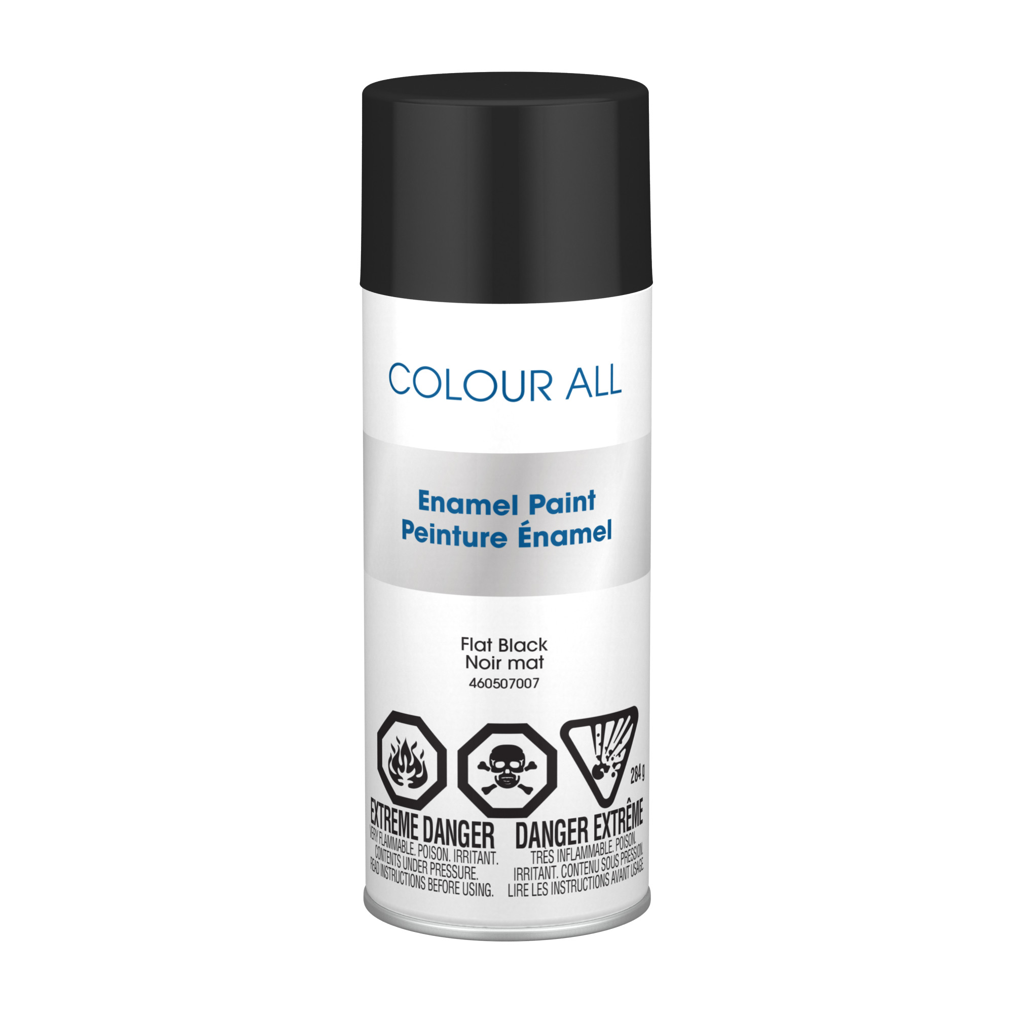Peinture en aérosol Color All, noir mat, 284 g