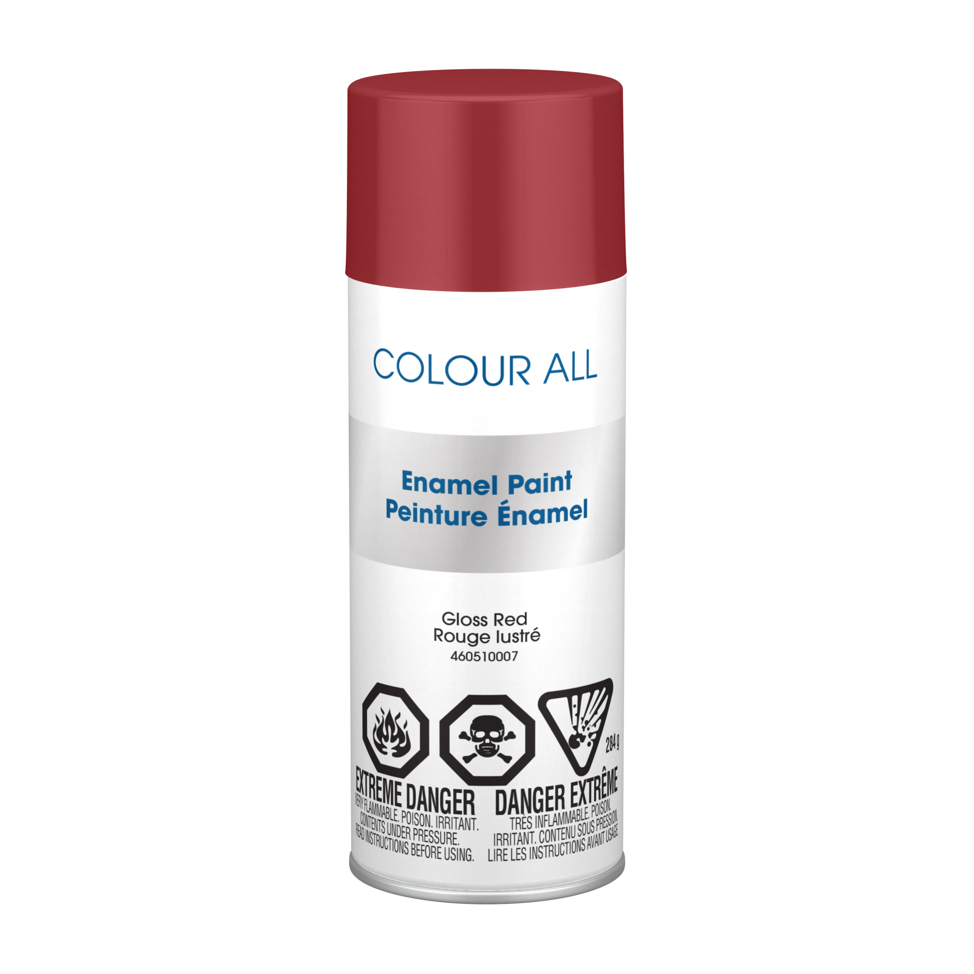 Peinture en aérosol Color All, rouge monobrillant, 284 g
