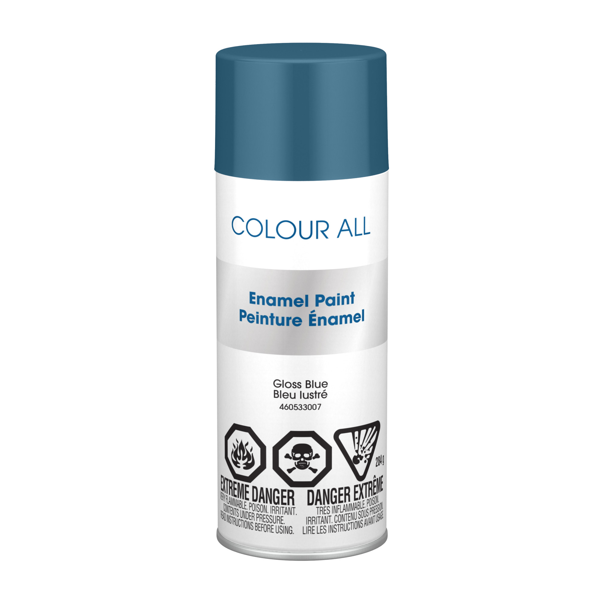 Peinture en aérosol Color All, bleu monobrillant, 284 g