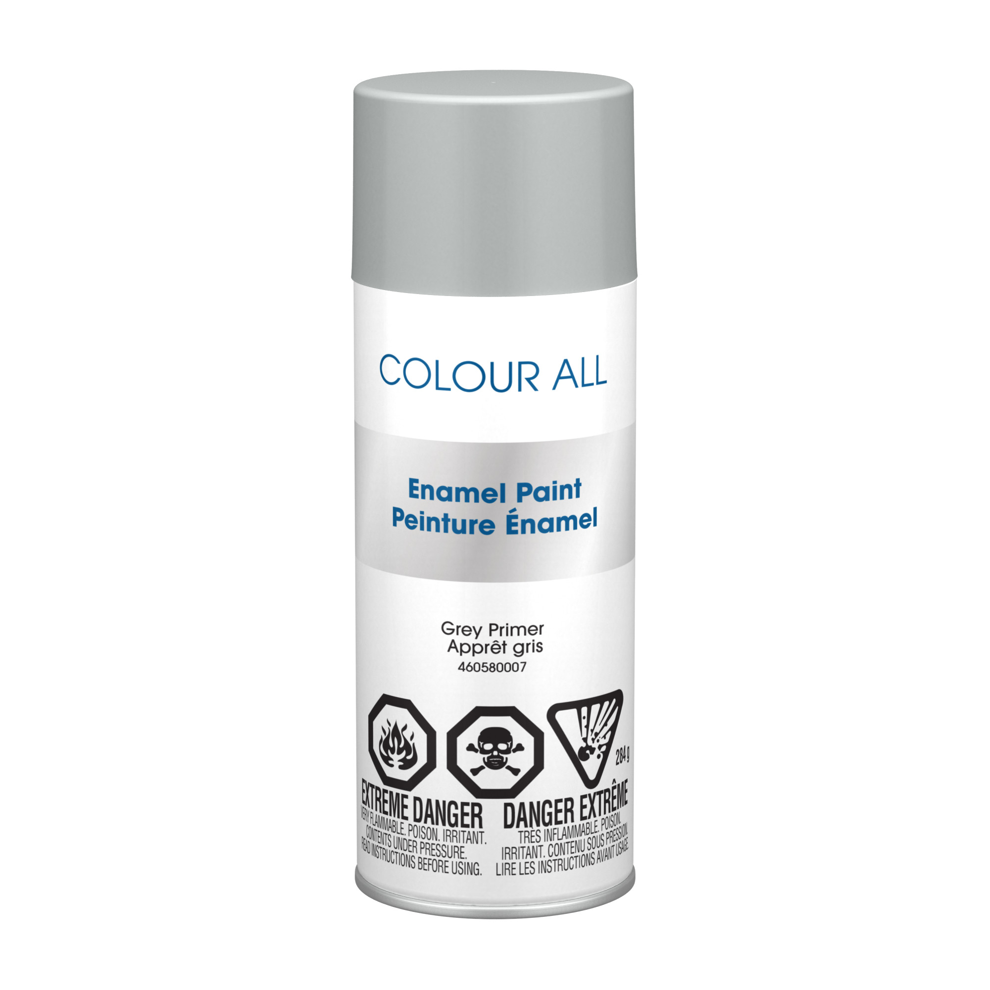 Apprêt gris simple pour peinture en aérosol Color All, 284 g
