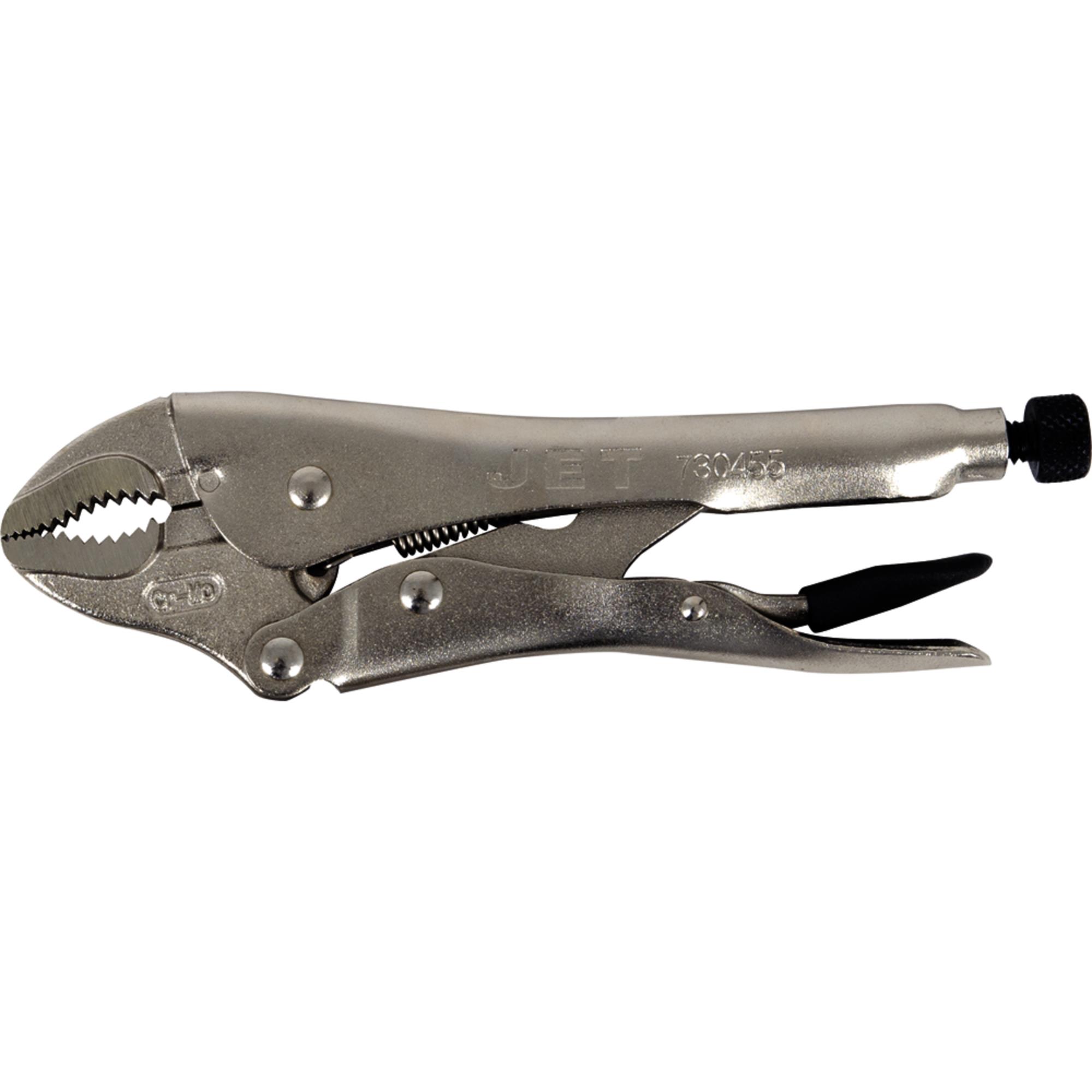7" Curved Jaw Locking Pliers with Cutter