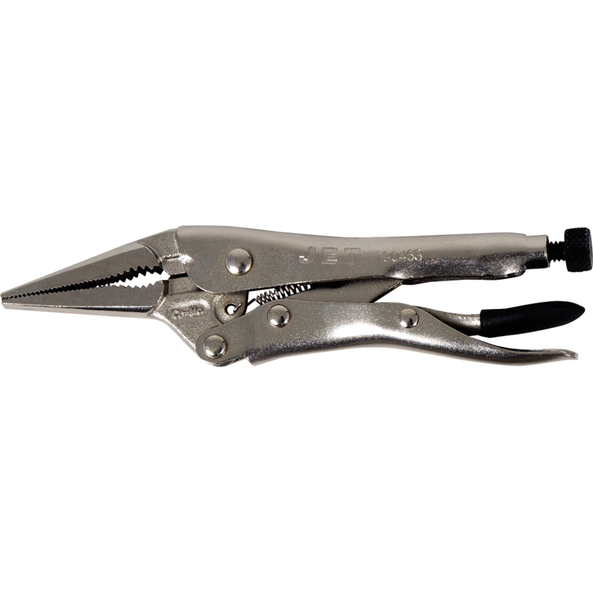 6" Long Nose Locking Pliers with Cutter