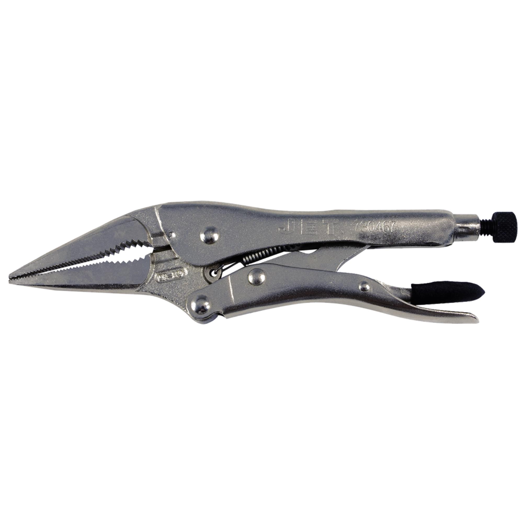 9" Long Nose Locking Pliers with Cutter