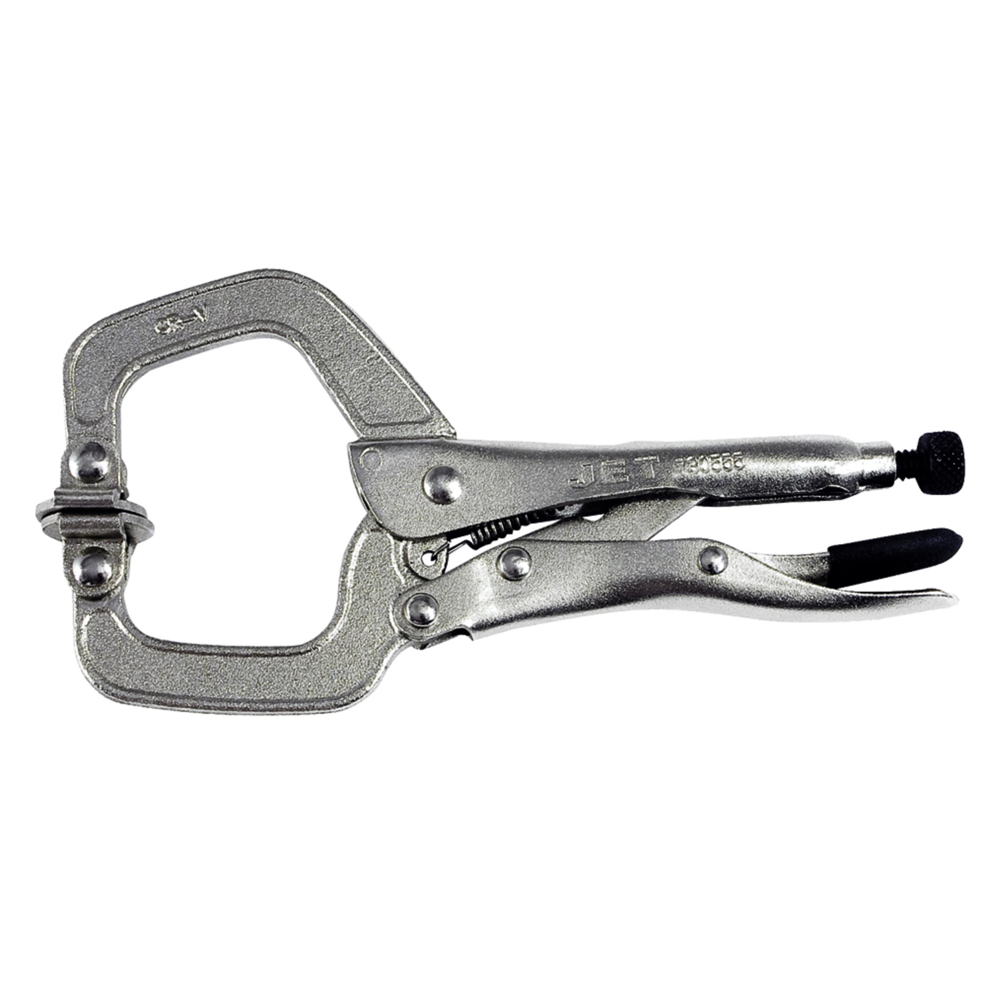 6" Locking C-Clamp with Swivel Pads